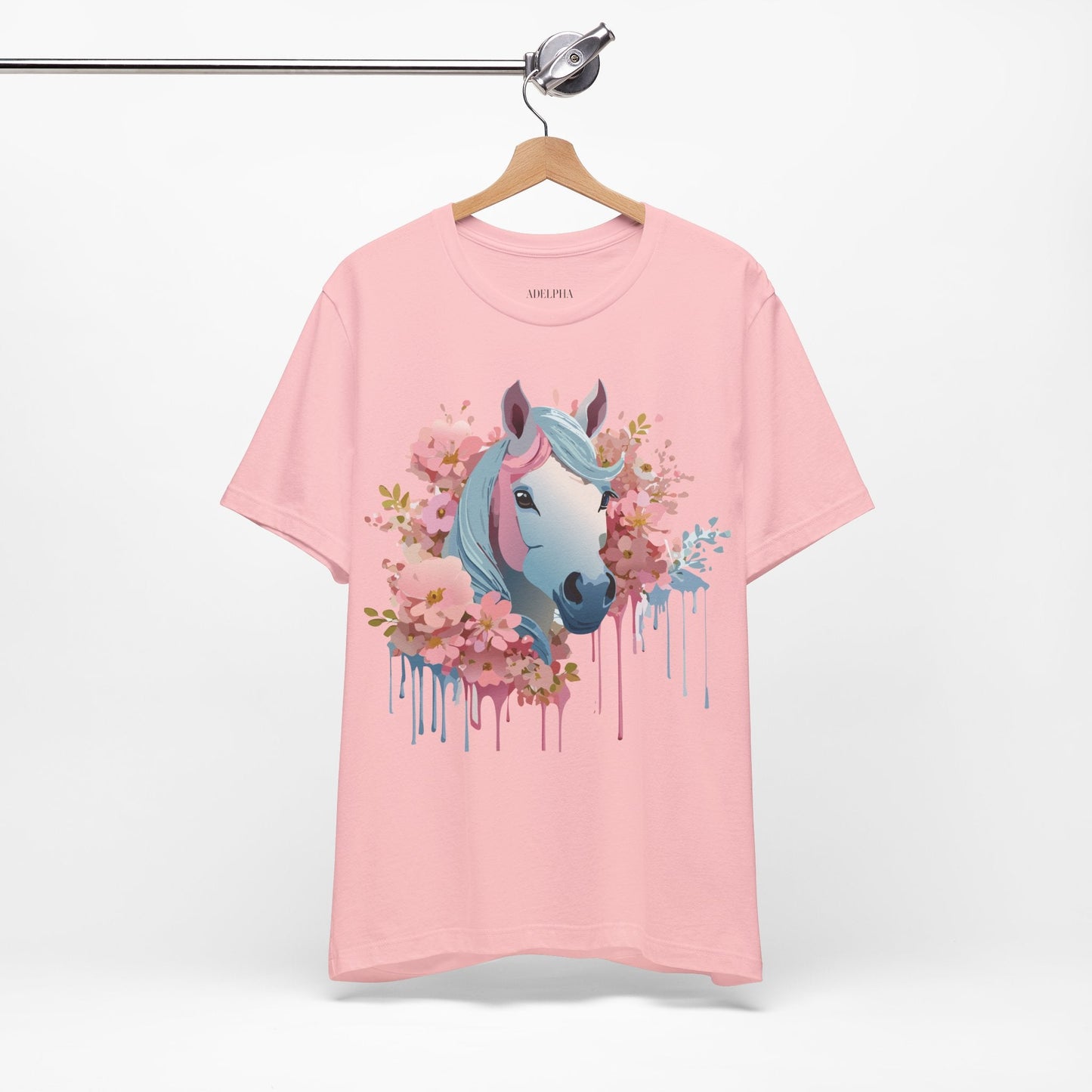 Horse Graphic Unisex 100 Cotton Vintage Animal Art T-Shirt 15