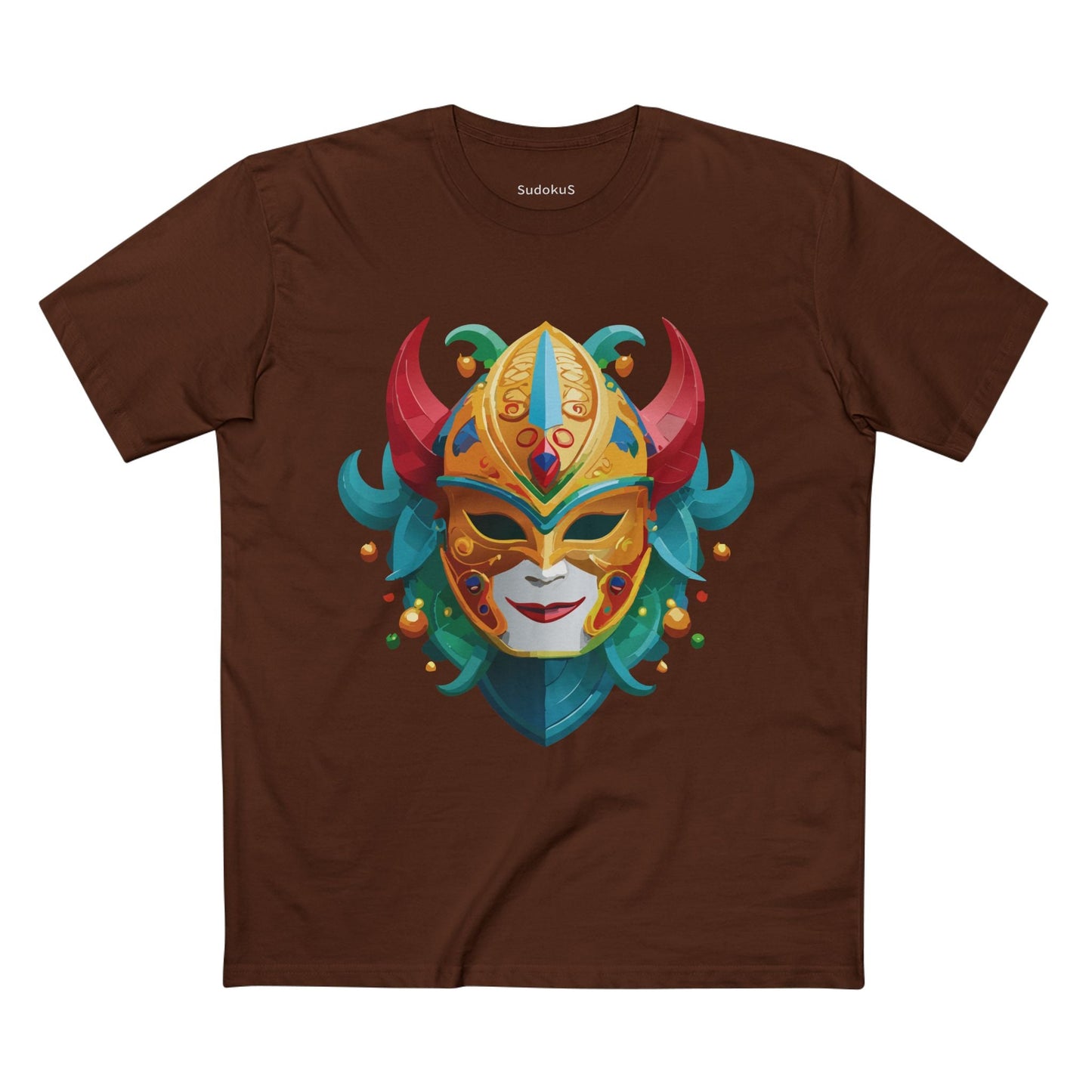 Mask Graphic Unisex 100 Cotton Staple Tee 19