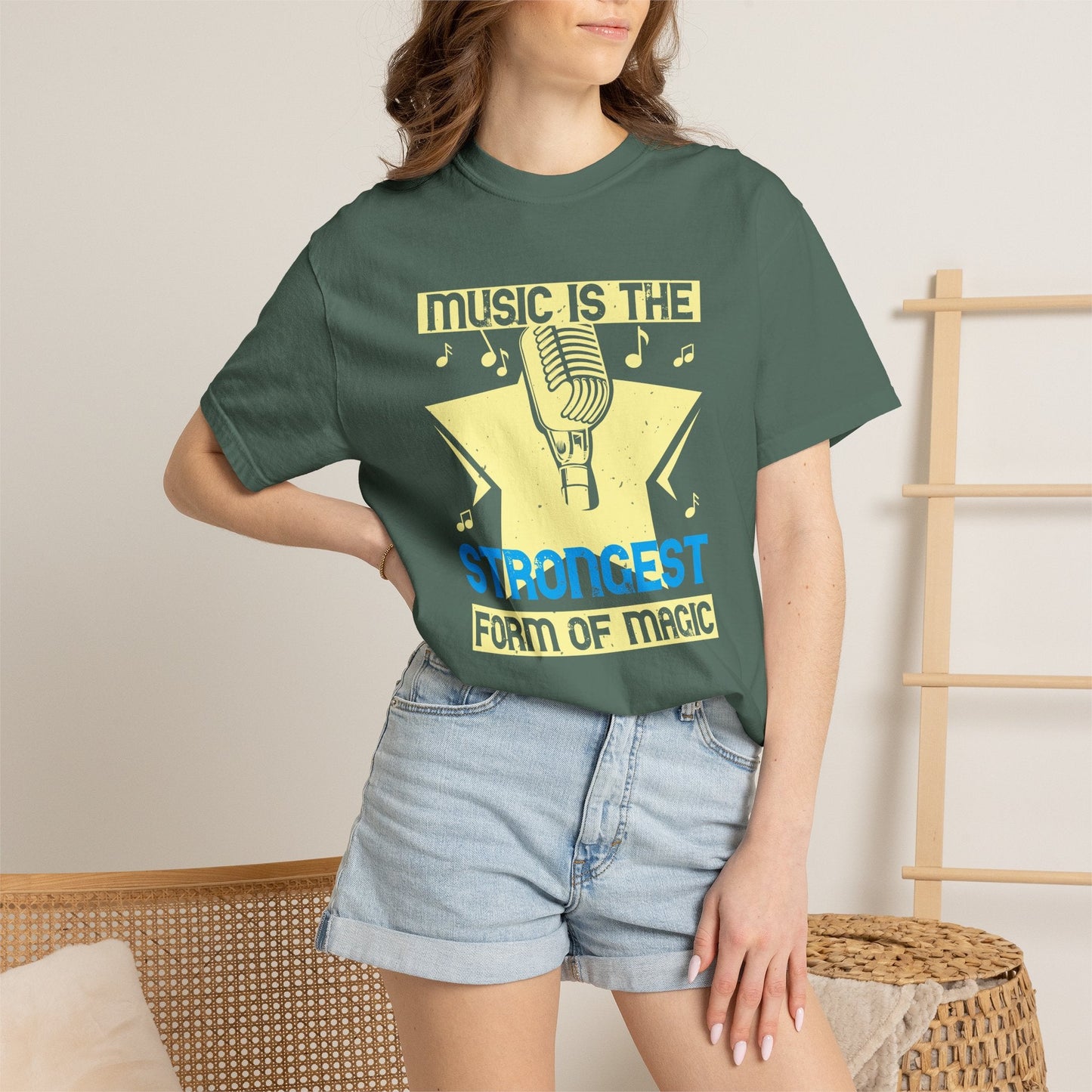 Music Graphic Design Unisex Cotton T-shirt m35
