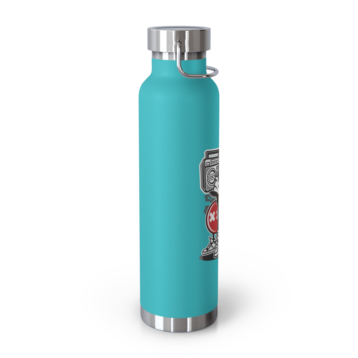 22oz Copper Insulated Water Bottle with Cartoon Design - CV14