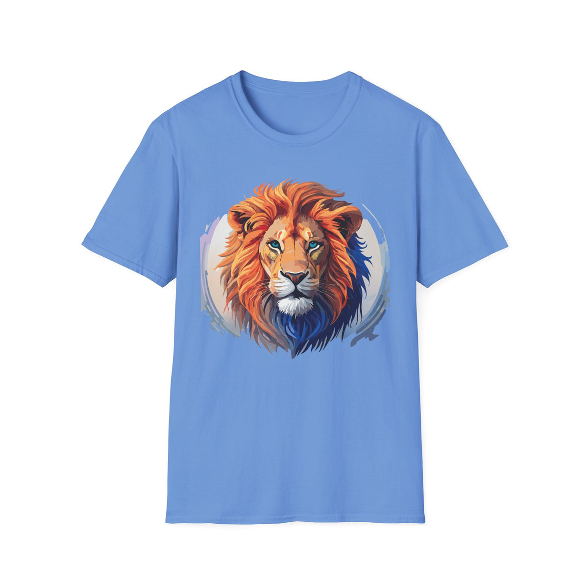 Regal Lion Face T-Shirt | Majestic Lion Portrait Tee