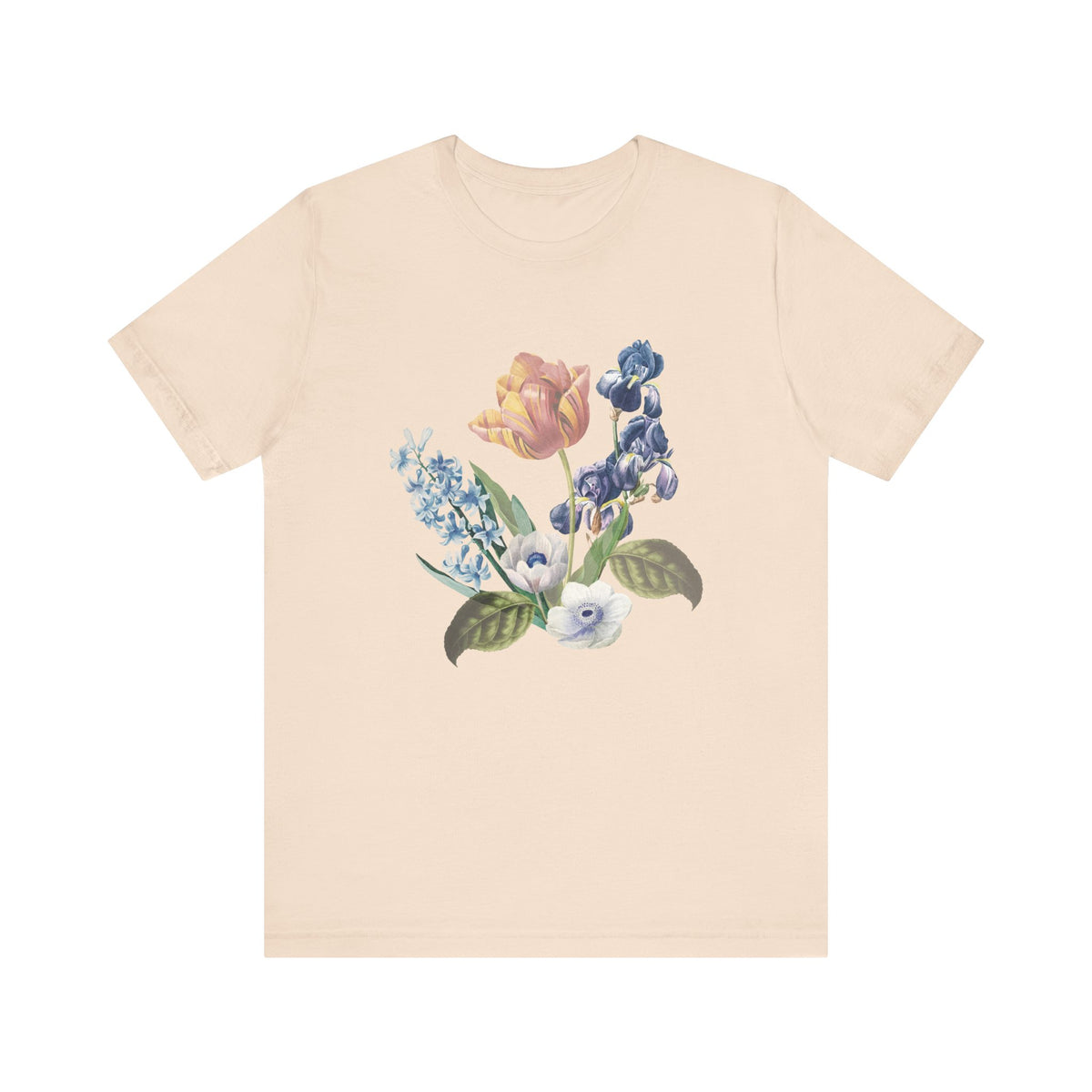 Floral Graphic Tee Shirt - Bella+Canvas Unisex 100 Cotton 52
