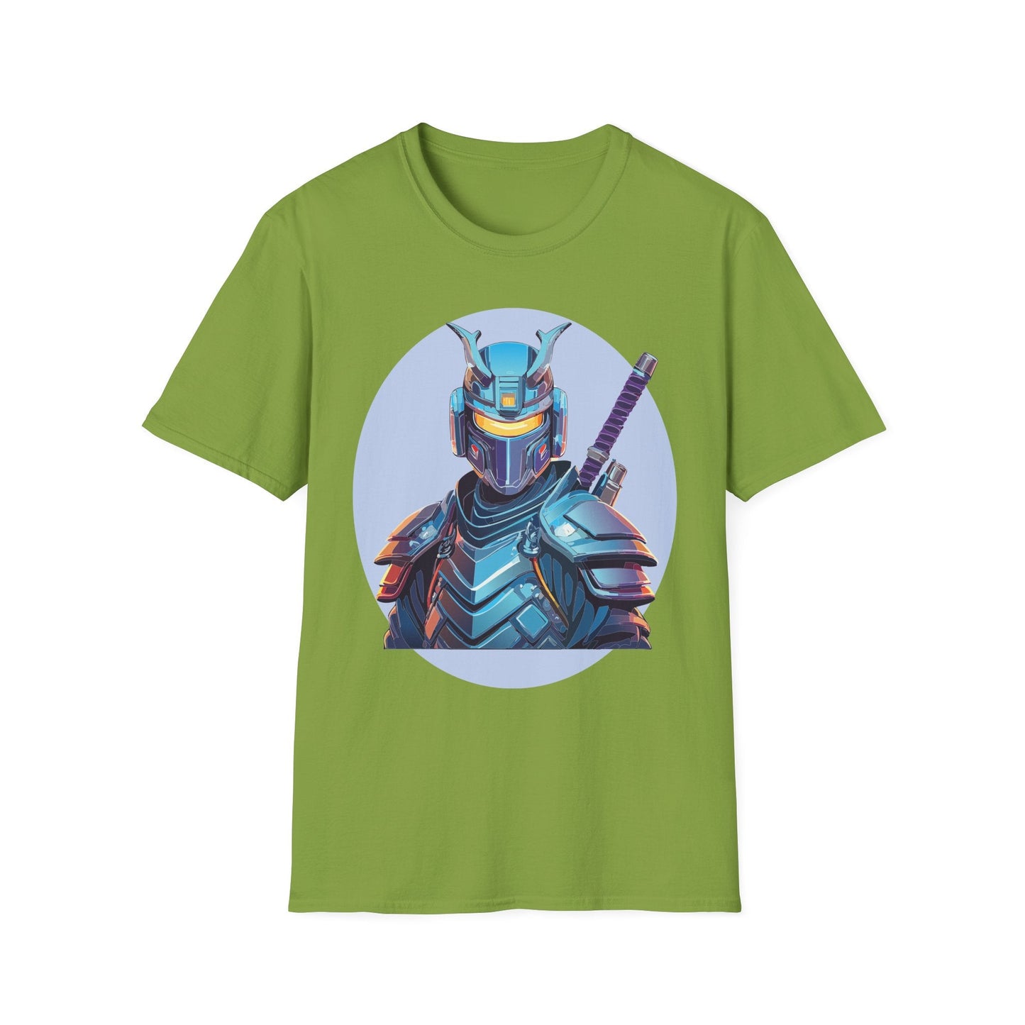 Samurai Shirt Unisex Softstyle Tee 64000 Gildan 100 Percent Ring Spun Cotton Comfort Fit
