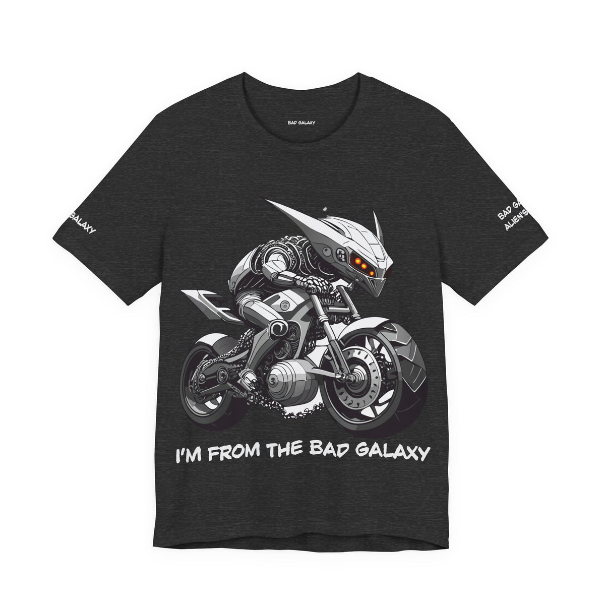 Alien Graphic Unisex Cotton Bella+Canvas Tee with Art Design b81