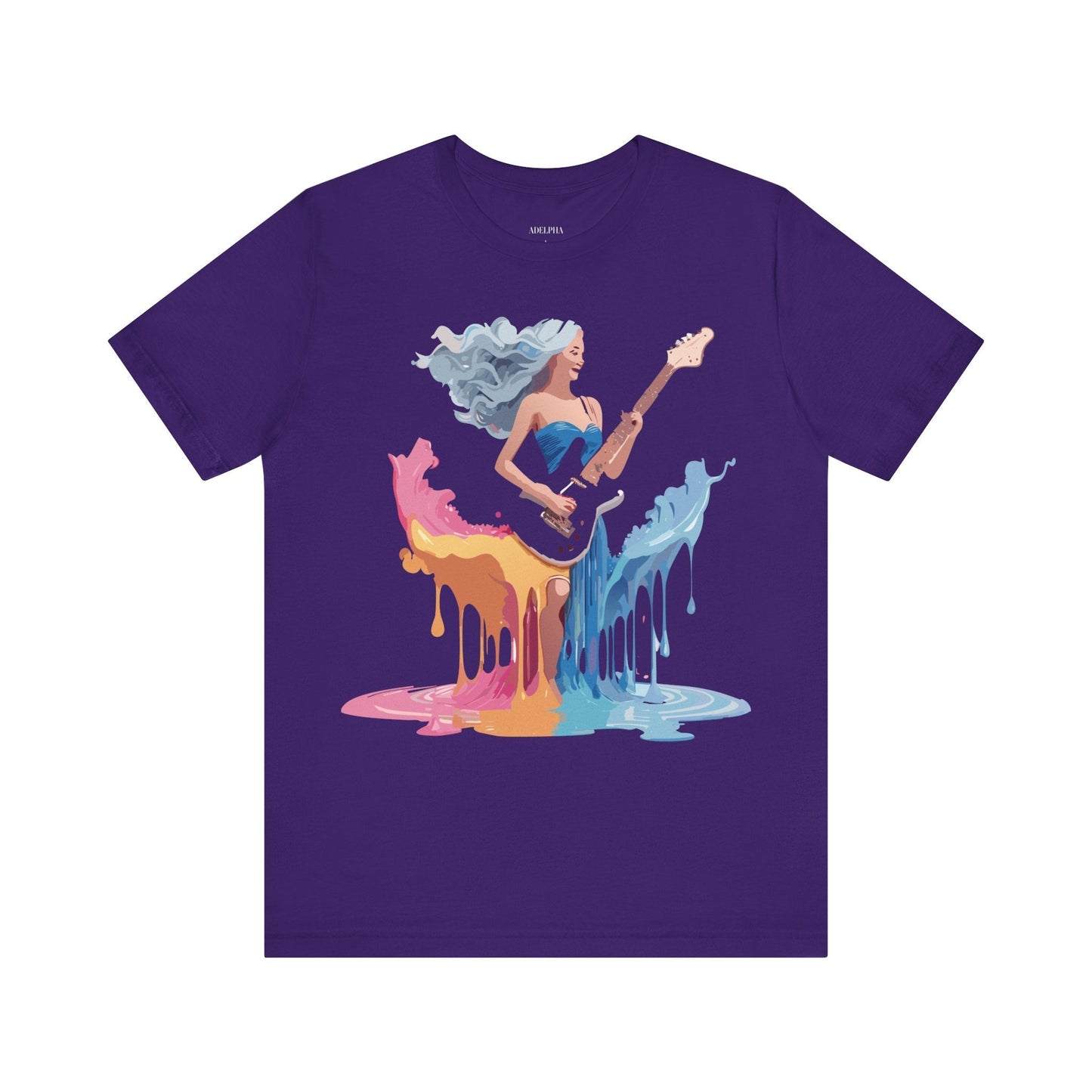 Adelpha Music T Shirt Graphic Tee Unisex Short Sleeve Vintage Inspired Artwork Casual Wear