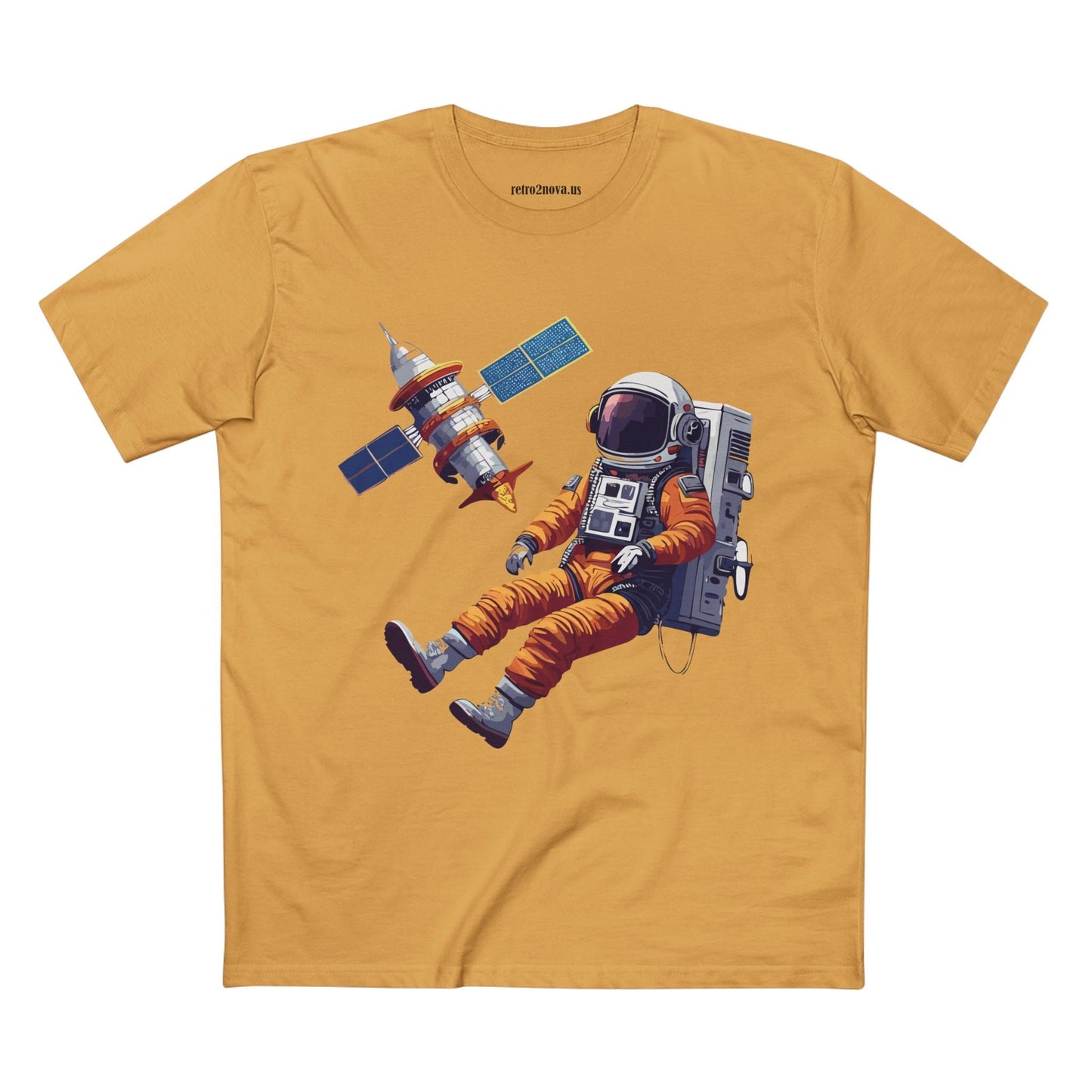 Cosmos Astronaut Shirt CS37 Unisex Premium Cotton Original Art Tee Retro2Nova Edition