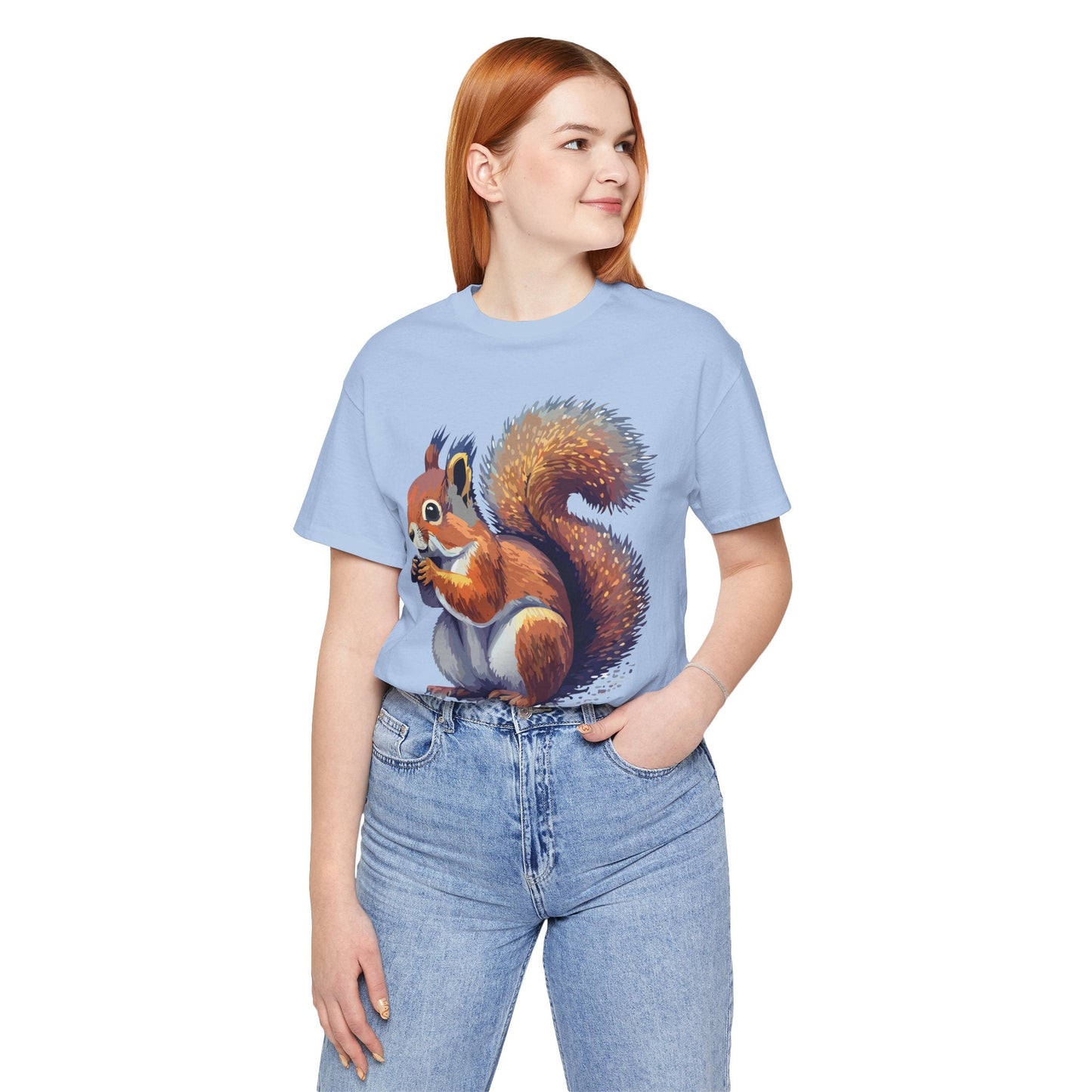 Unisex Animal Print Tee Shirt With Wild Animals Artwork Gildan Softstyle 64000 Cotton