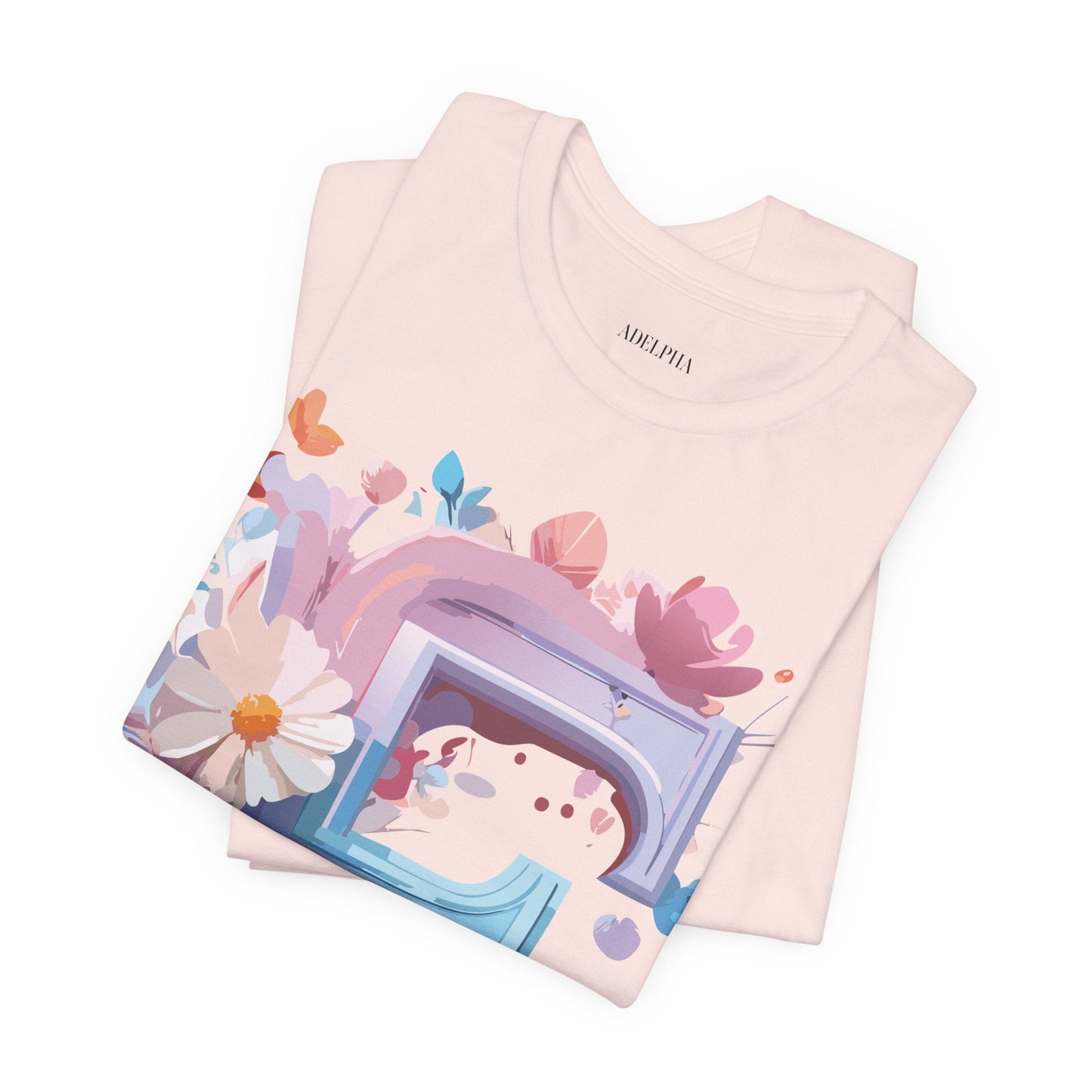 Letter F Graphic Tee Unisex Vintage Style Featuring Artwork Short Sleeve