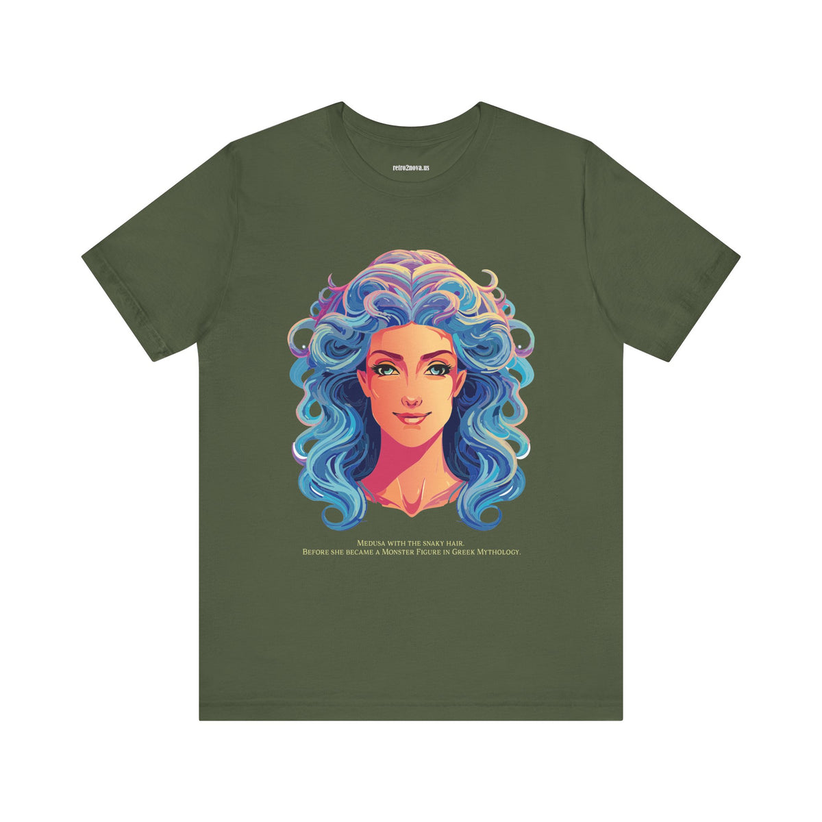 Goddess Graphic Unisex Cotton Bella+Canvas Tee with Medusa