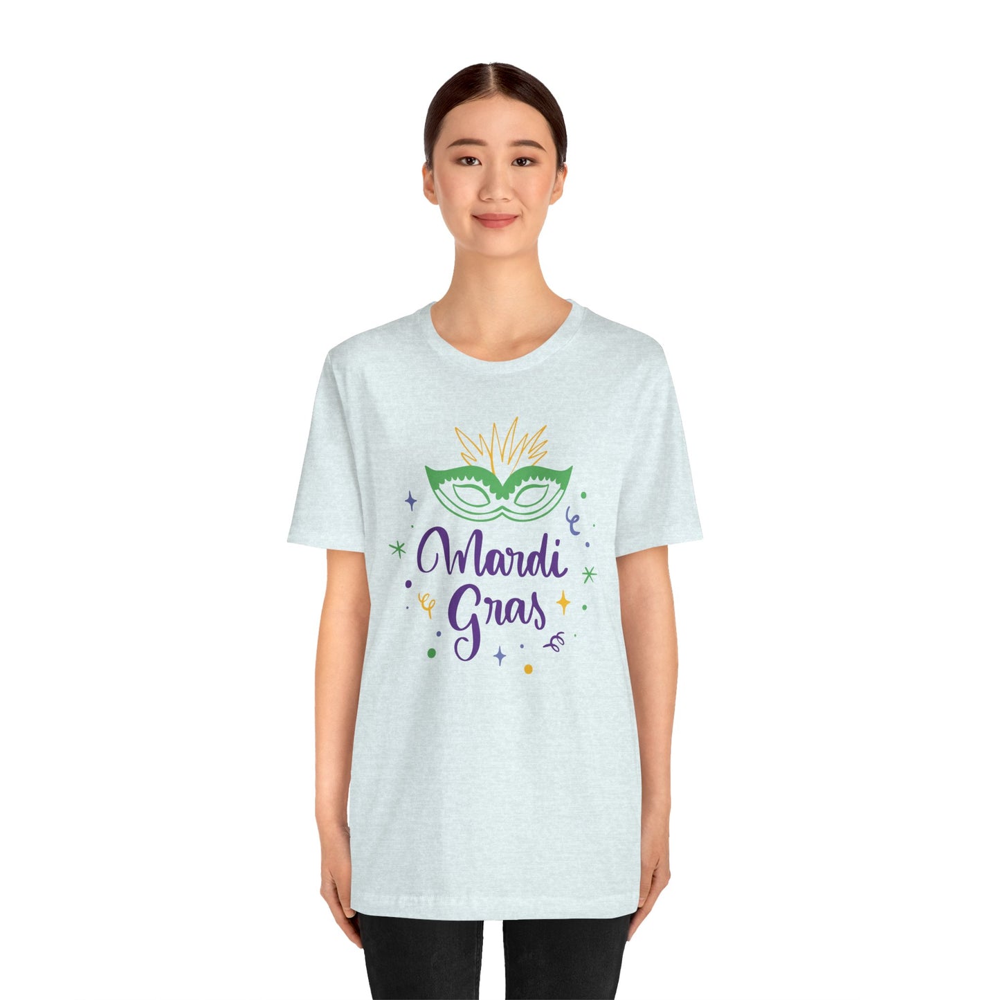 Tee-shirt en coton unisexe pour Mardi Gras