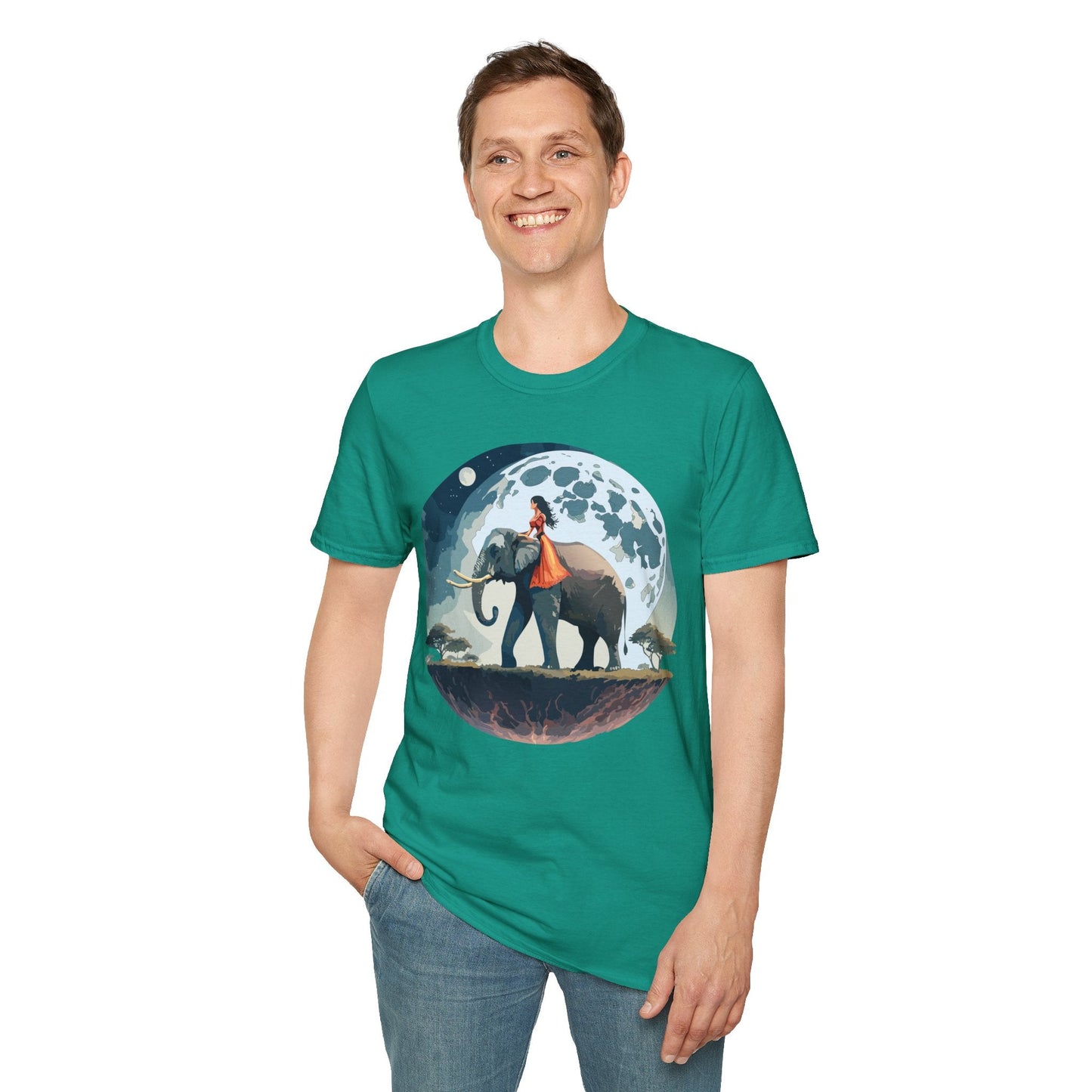 Womens Graphic T Shirt Art Design Tee SoftStyle Gildan 64000 100 Percent Ring Spun Cotton Comfort