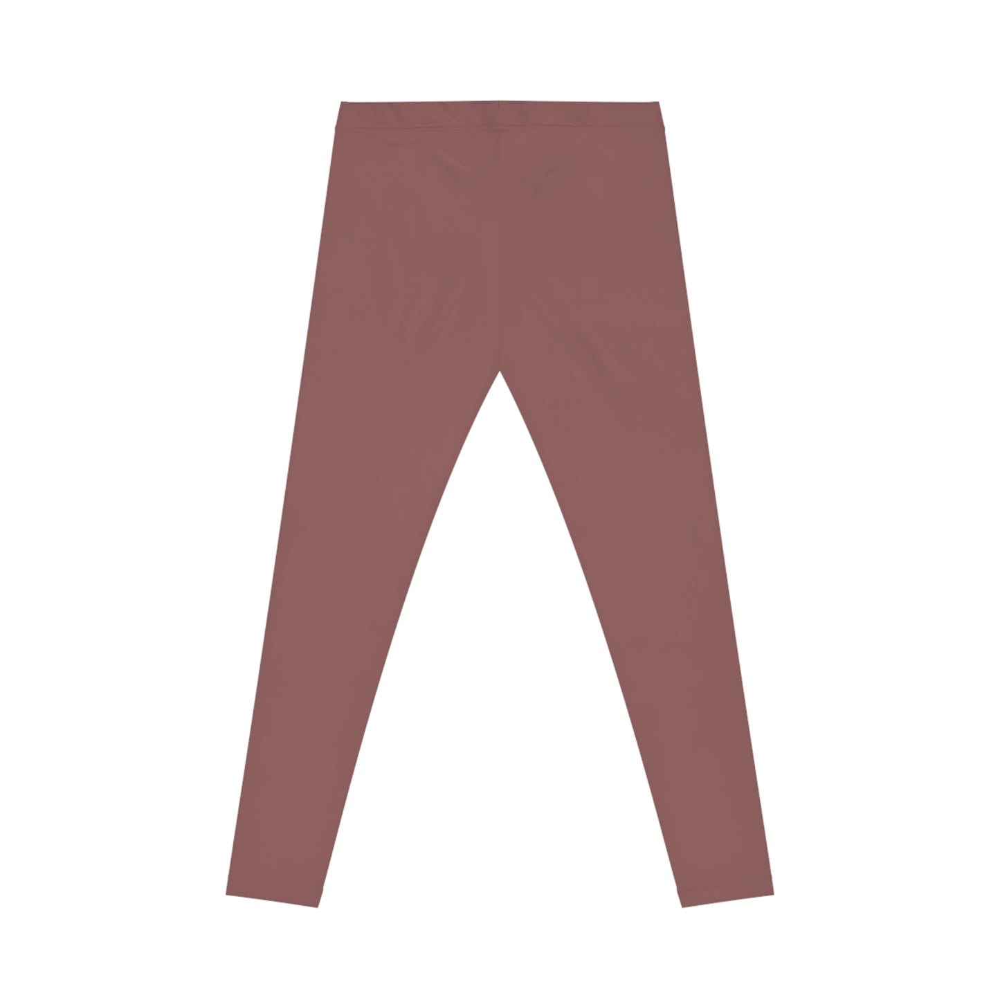 Smoky Rose Color Women's Poly-Span Casual Leggings XS-2XL