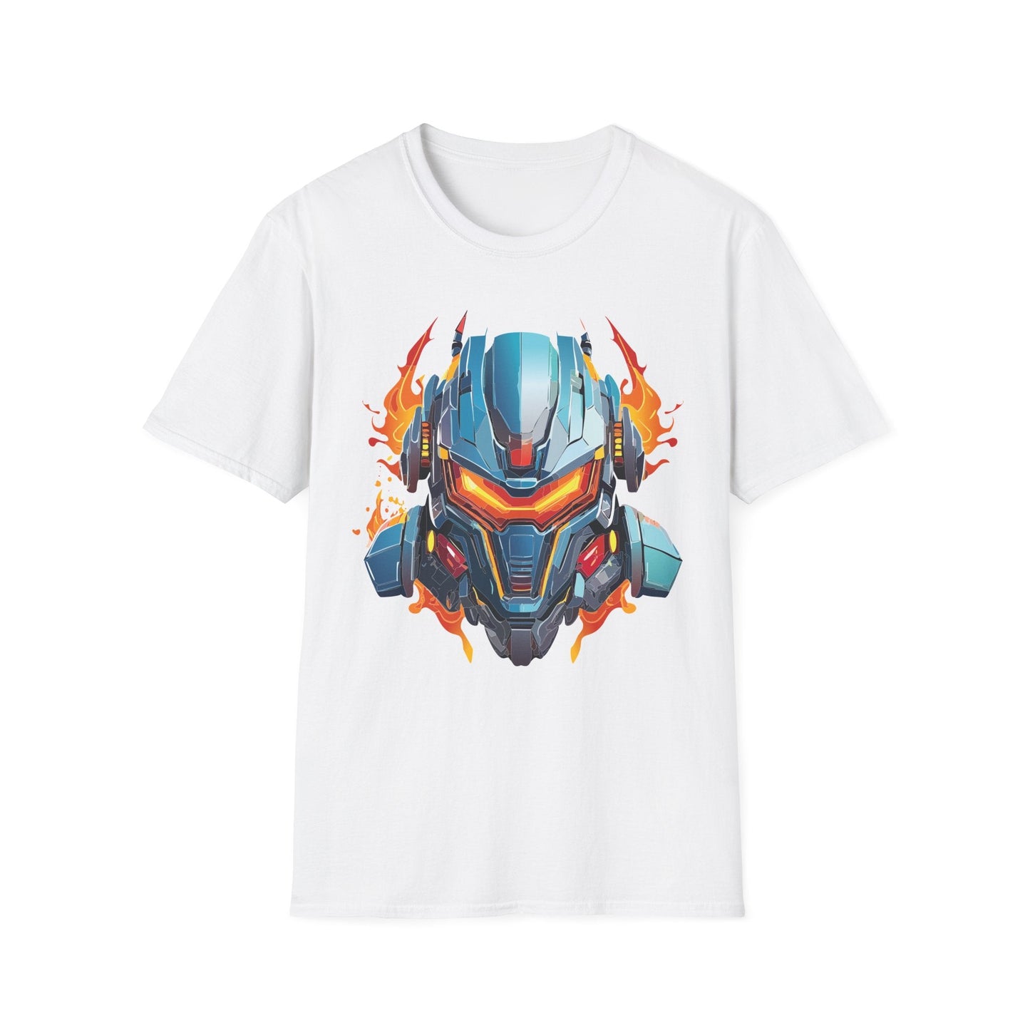 Cyborg Tee Unisex Robot Terminator Shirt Softstyle Gildan 64000 Short Sleeve Art Design