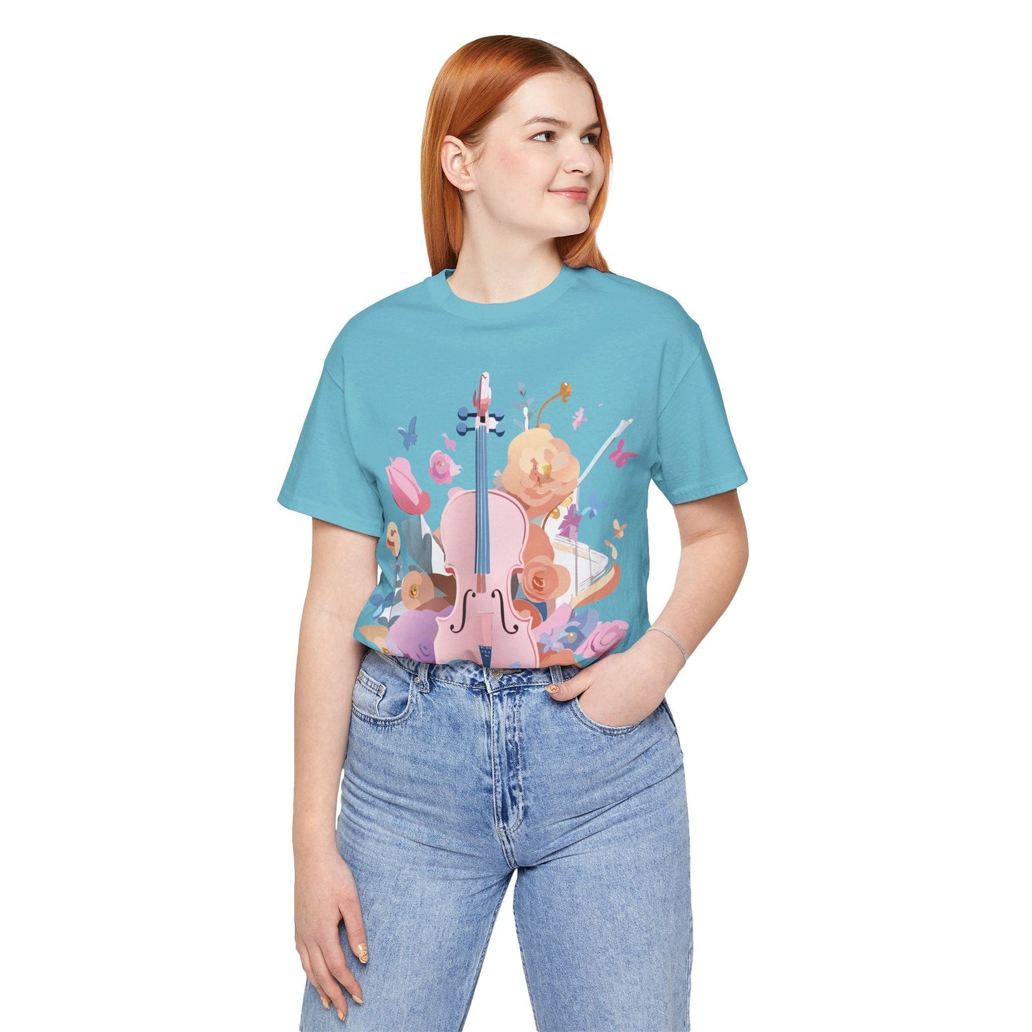 Adelpha Graphic Tee Unisex Short Sleeve Art Design Vintage Inspired Music T Shirt