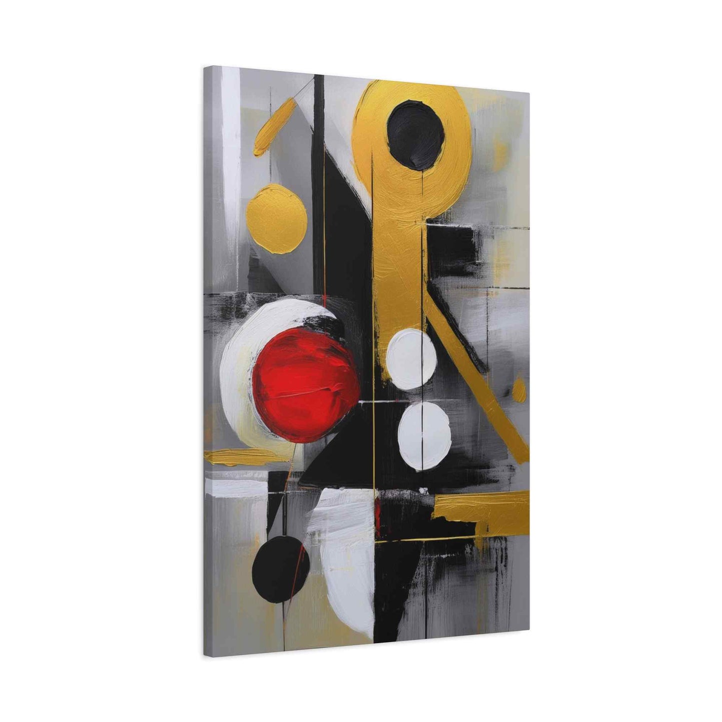 Red Abstract Painting Print Canvas 20x24,20x30,24x30, 24x32,24x36,30x40, 32x48,36x48,40x60 Pine-Wood Inner Frame ABS-24