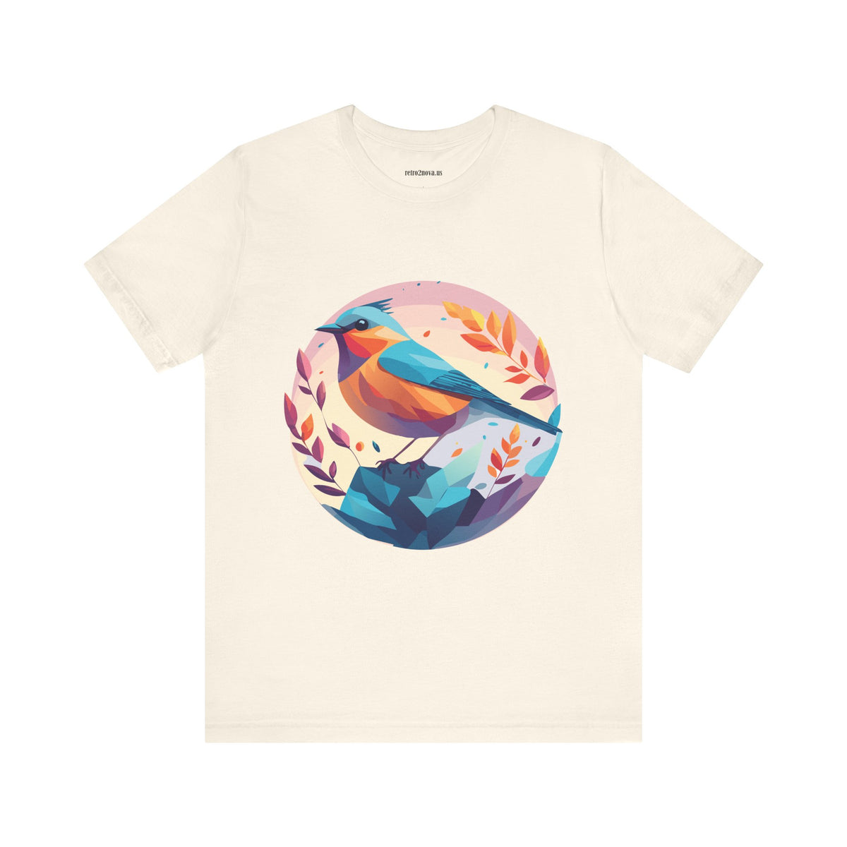 Bird Graphic Unisex Cotton Bella+Canvas Tee with Animal Design ab5
