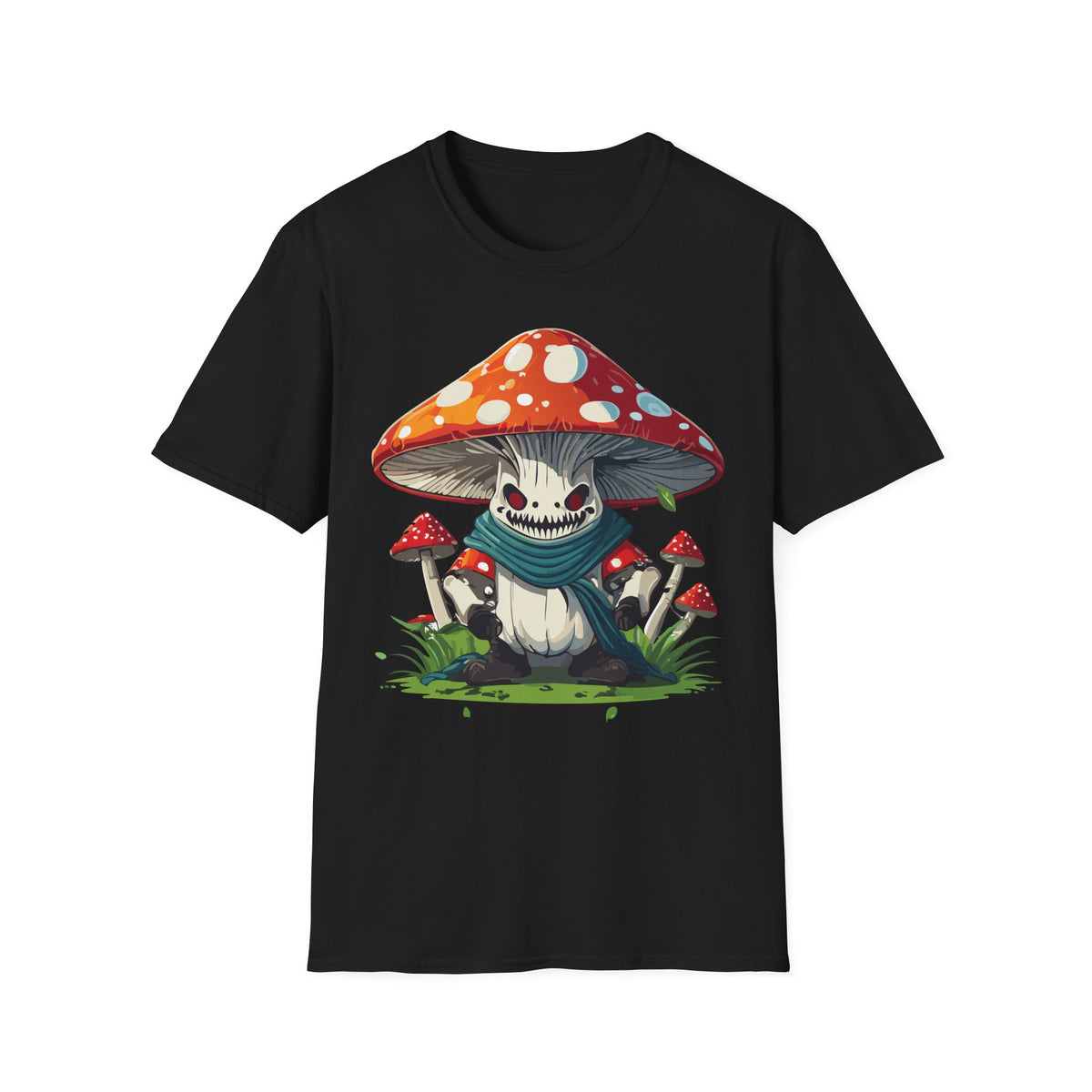 Funny Mashroom Cartoon  Graphic Tee Gildan Unisex 100 Cotton Tee Shirt c15