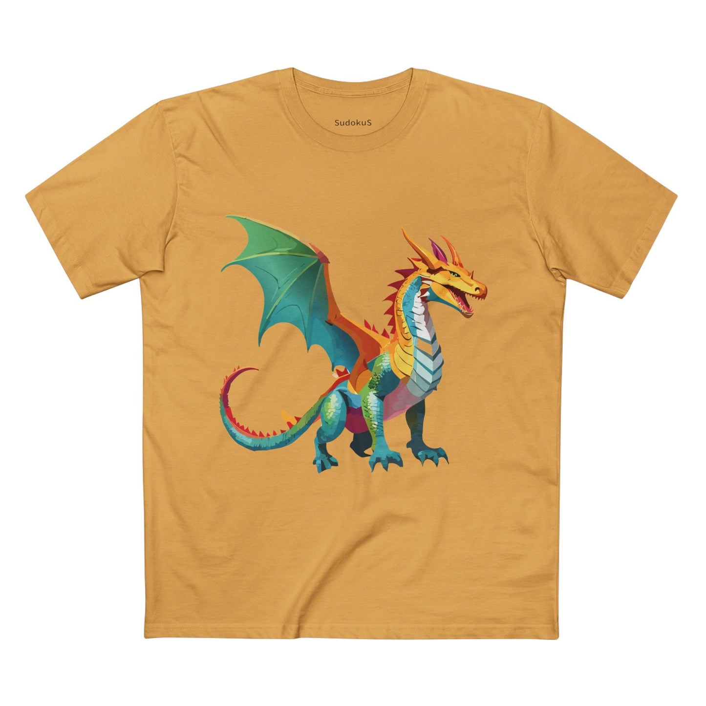 Dragon Graphic Unisex 100 Cotton Staple Tee 9