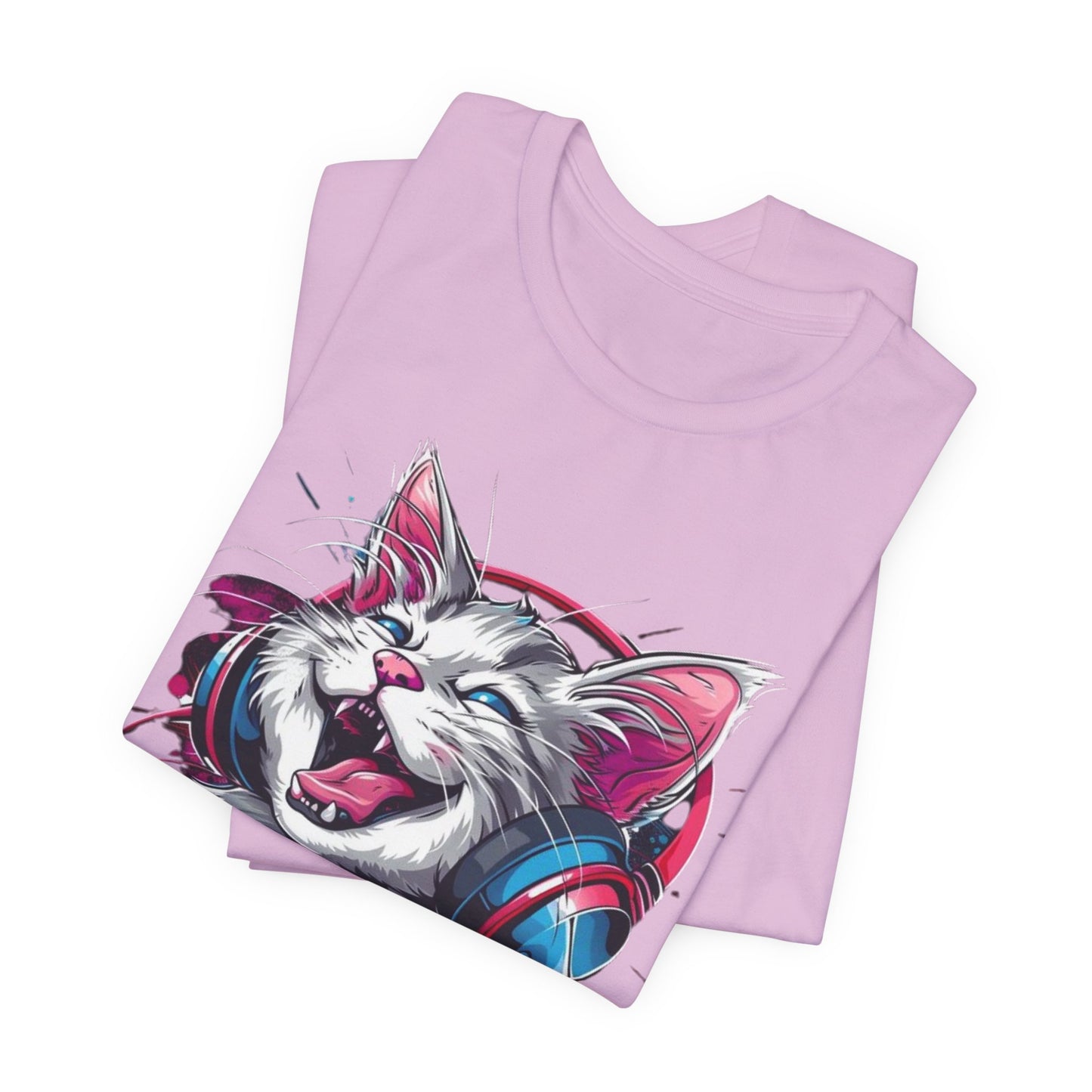 Gina Cartoon Cat Tee Shirt, Funny Cat T-Shirt, Pet Shirt, Animal Tees, Funny Animal T-Shirt, Graphic Tee