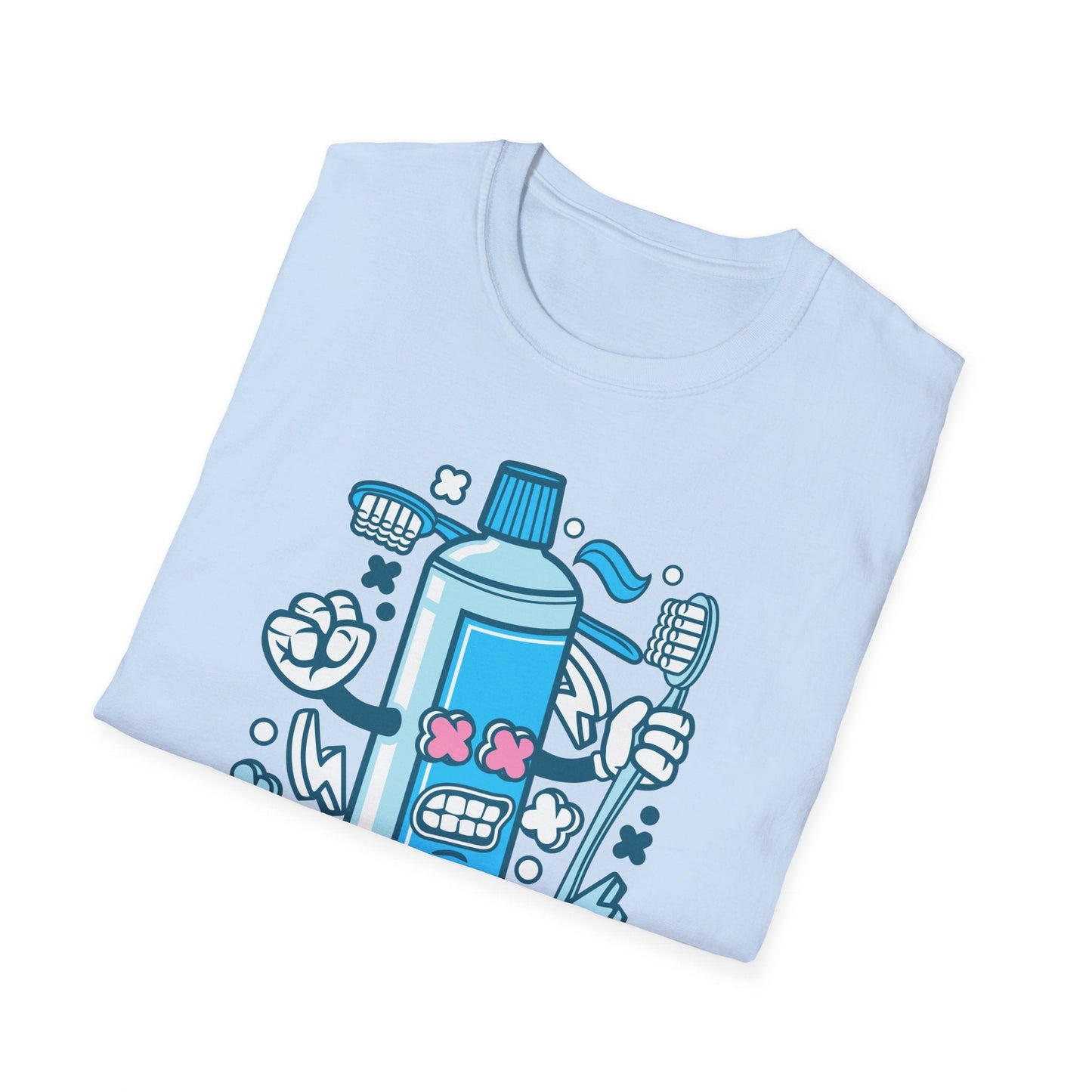 Cartoon Animation T Shirt Unisex Gildan Softstyle 64000 Tee With Fun Art Design Artwork