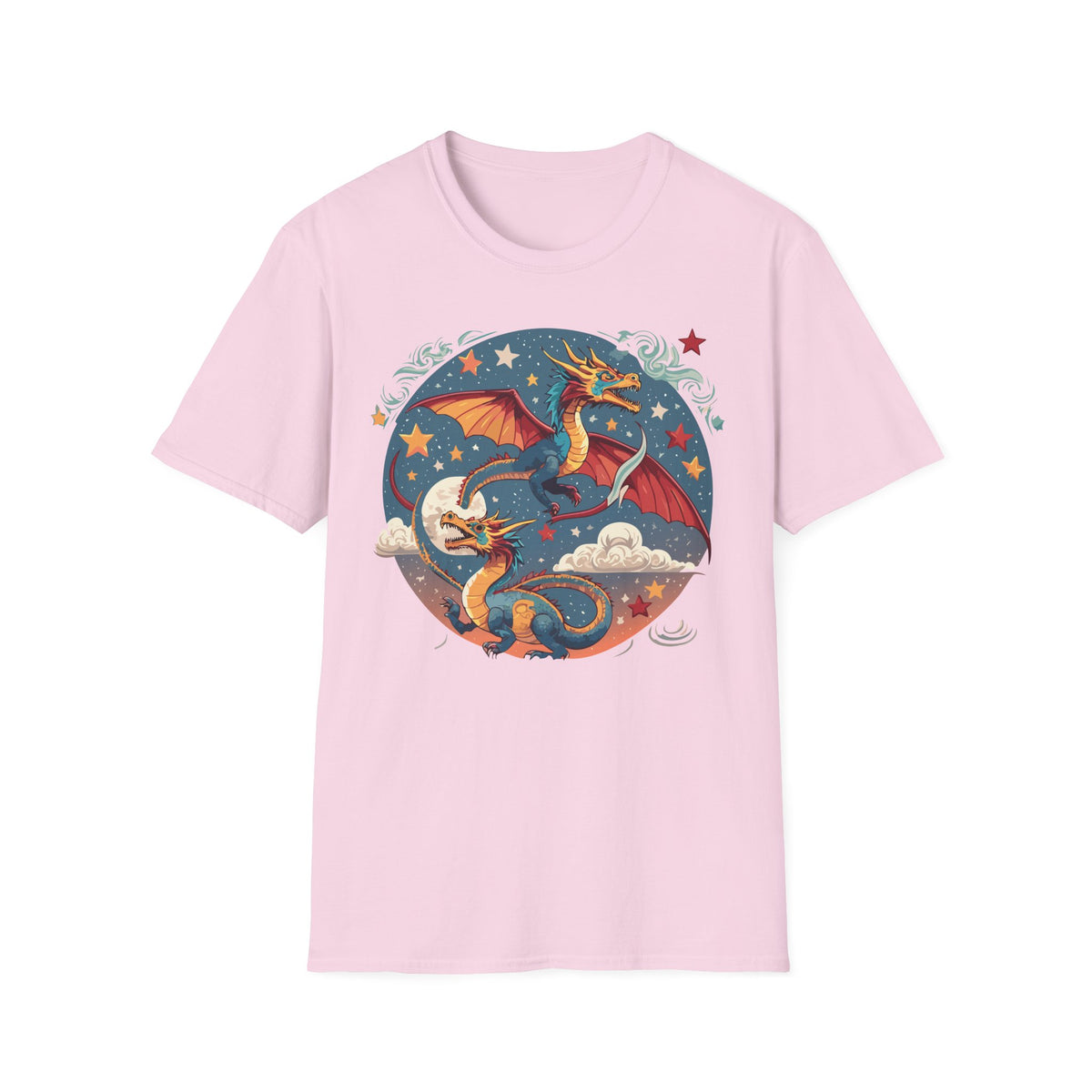 Dragon Graphic Tee Gildan Unisex 100 Cotton Tee Shirt with Animal a28