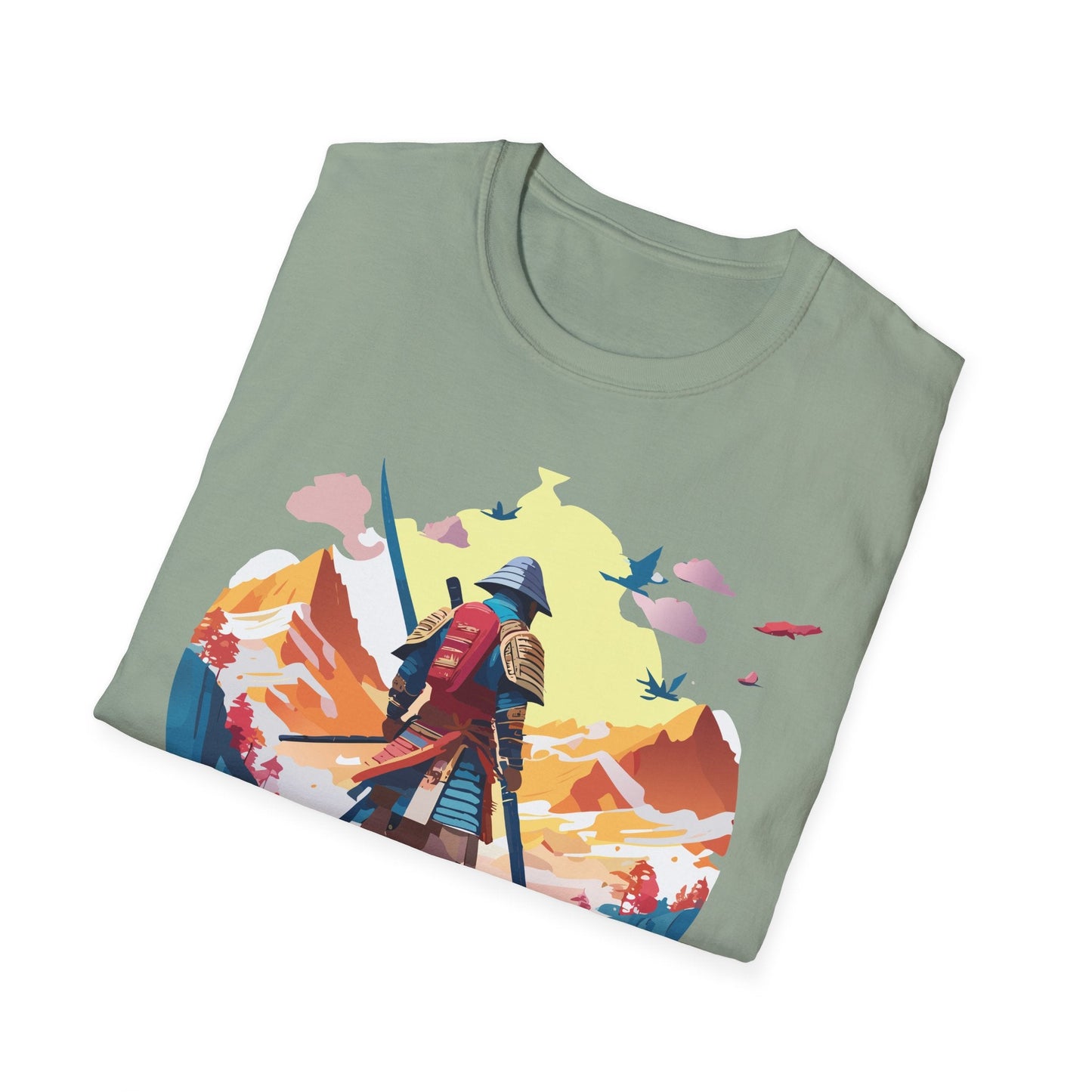 Samurai Shirt Unisex T Shirt Gildan Softstyle 64000 Cotton Tee For Everyday Comfort