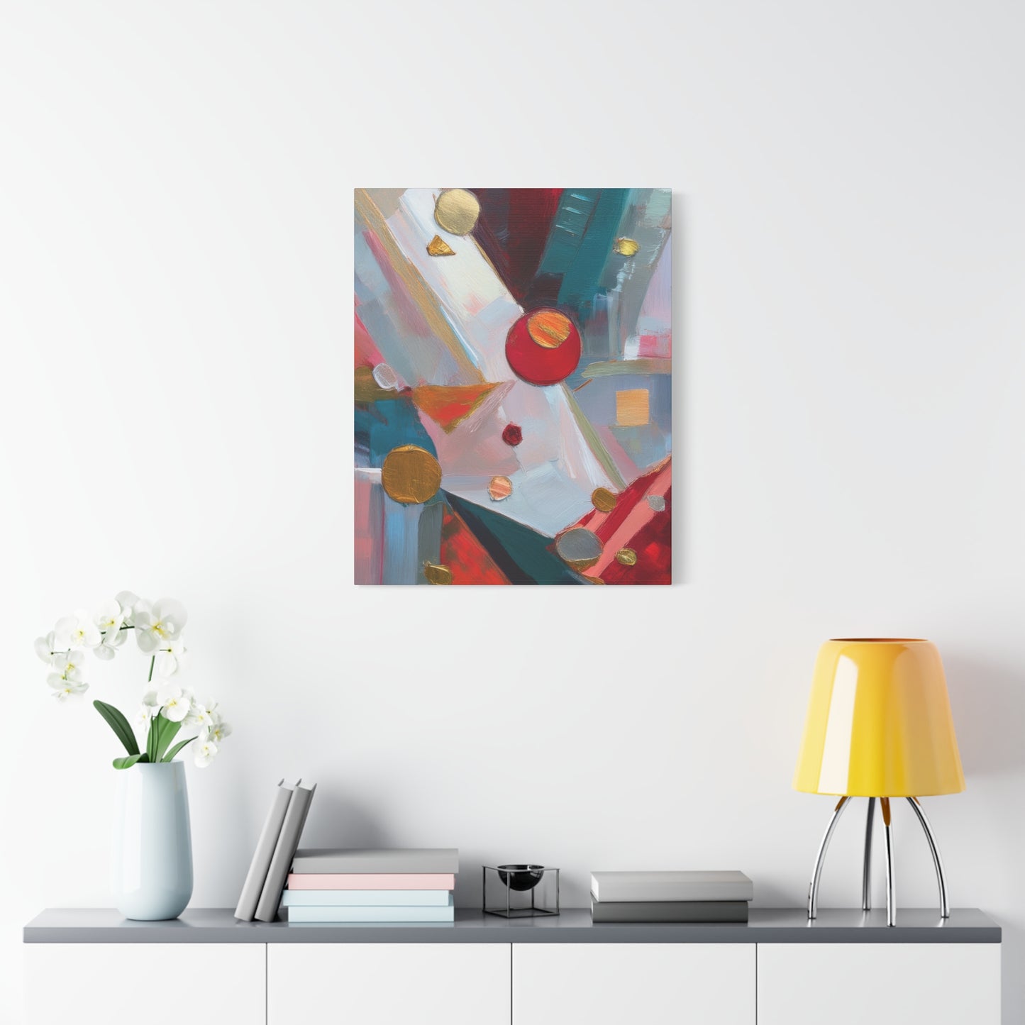 Abstract Oil Painting Print Canvas 20x24,20x30,24x30 24x32,24x36,30x40 32x48,36x48,40x60 Pine-Wood Inner Frame ABS-168