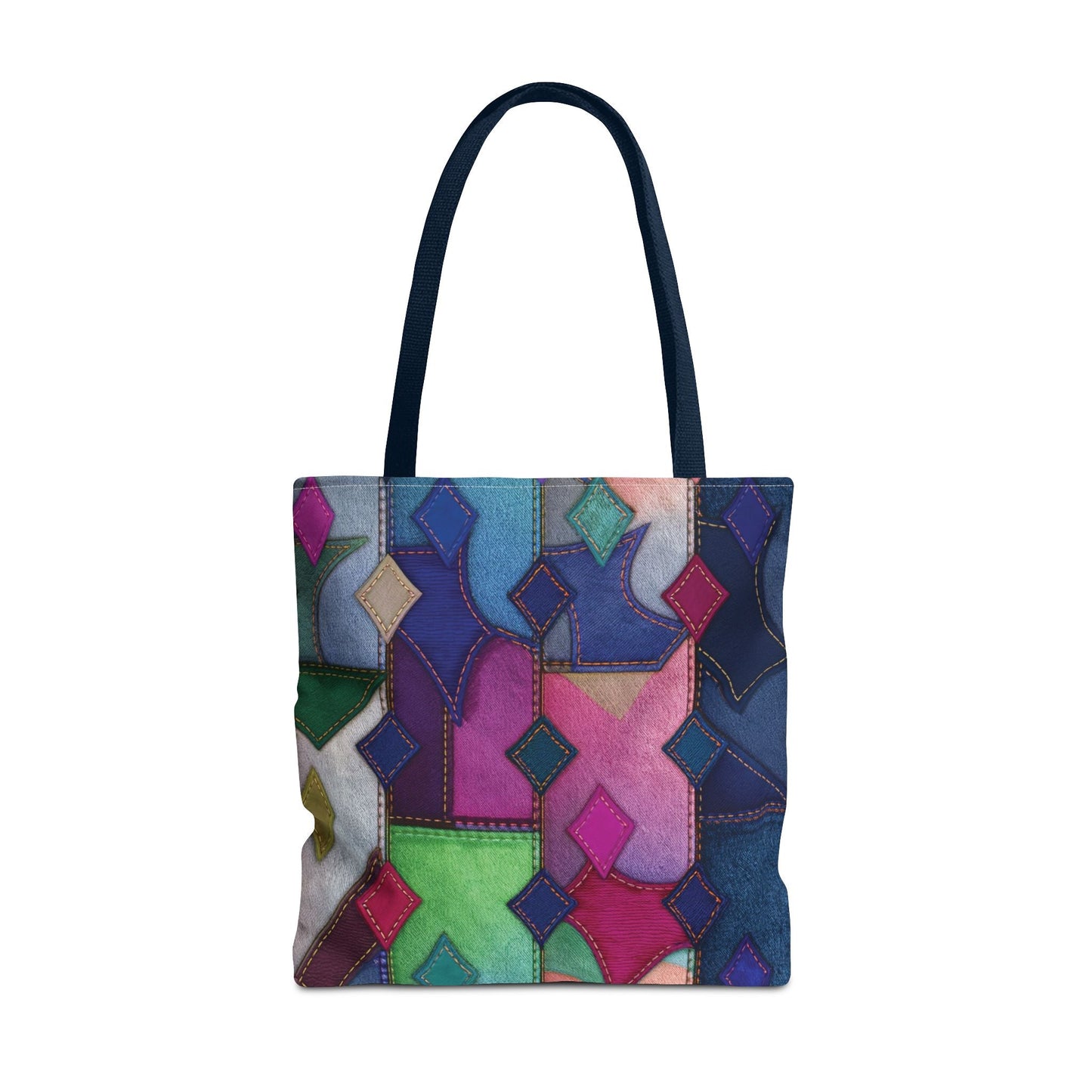 Denim Canvas Bag, Tote Bag Denim Printify