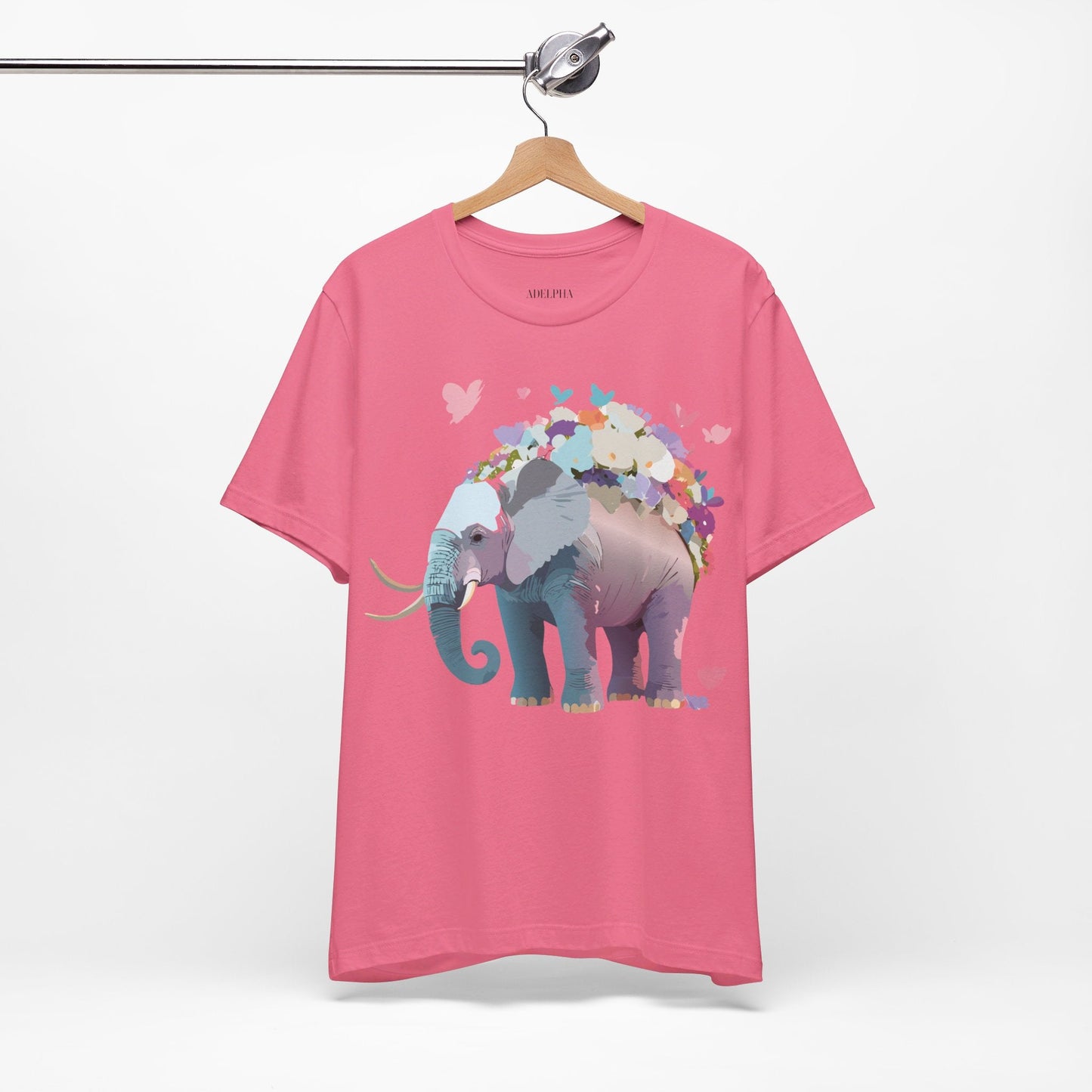 Elephant Graphic Unisex 100 Cotton Jersey Vintage Art Design Tee 15