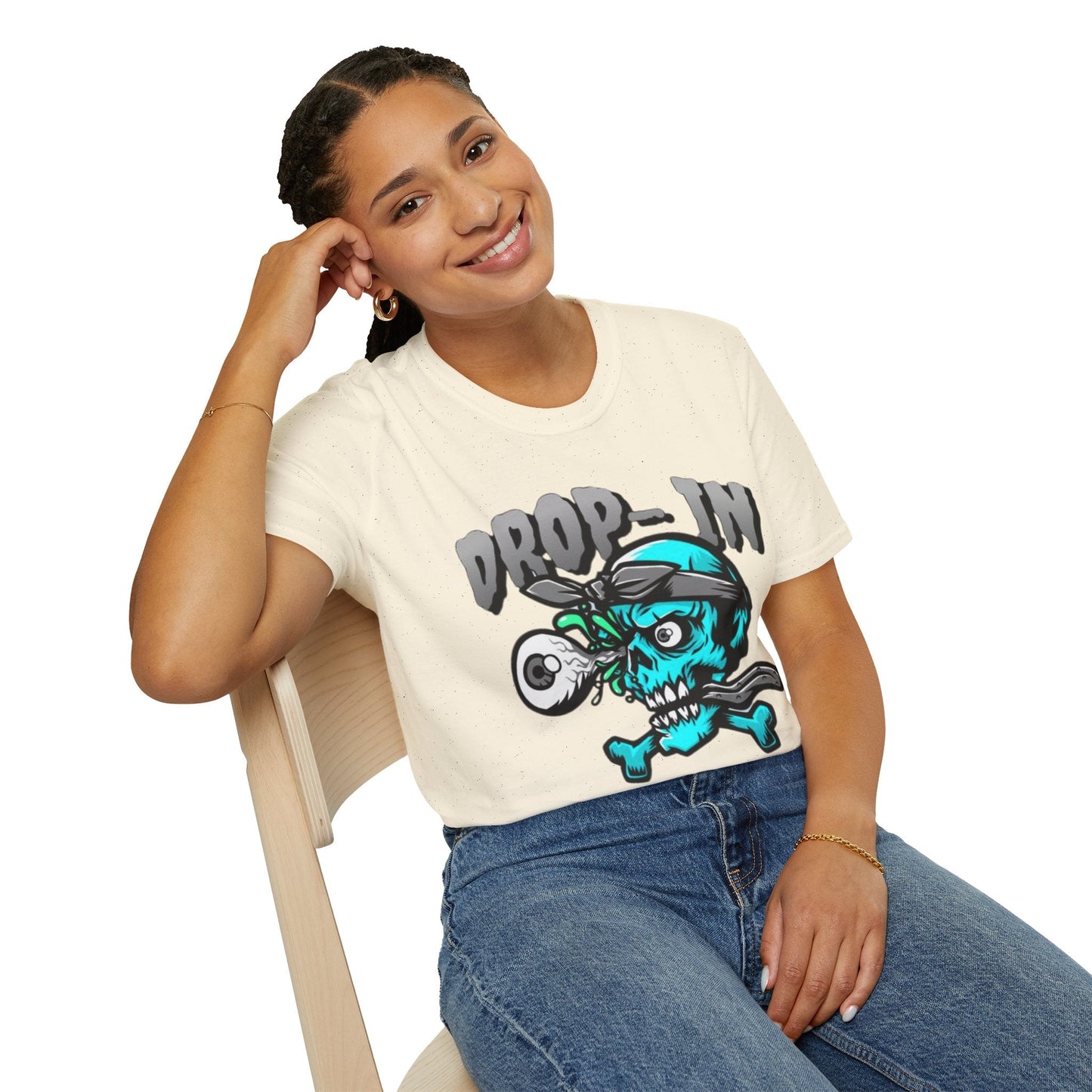 Skull Graphic Unisex Cotton T-shirt with Skeleton Artwork Design 6