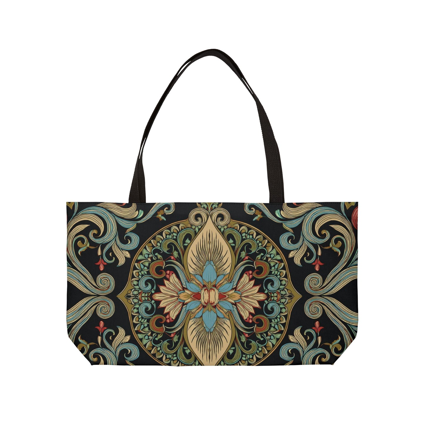 Ornament Print Big Bag High-Quality 100% Spun Poly 24x13 Canvas Art Bag OR-5