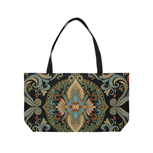 Ornament Print Big Bag Unisex Spun Poly 24x13 Canvas Art Bag OR-5
