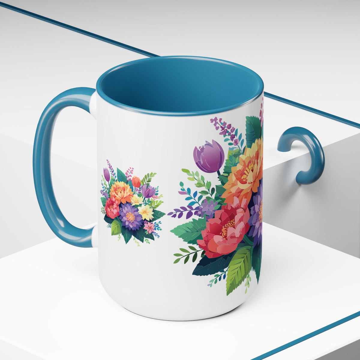 Floral Mug, Floral Cup