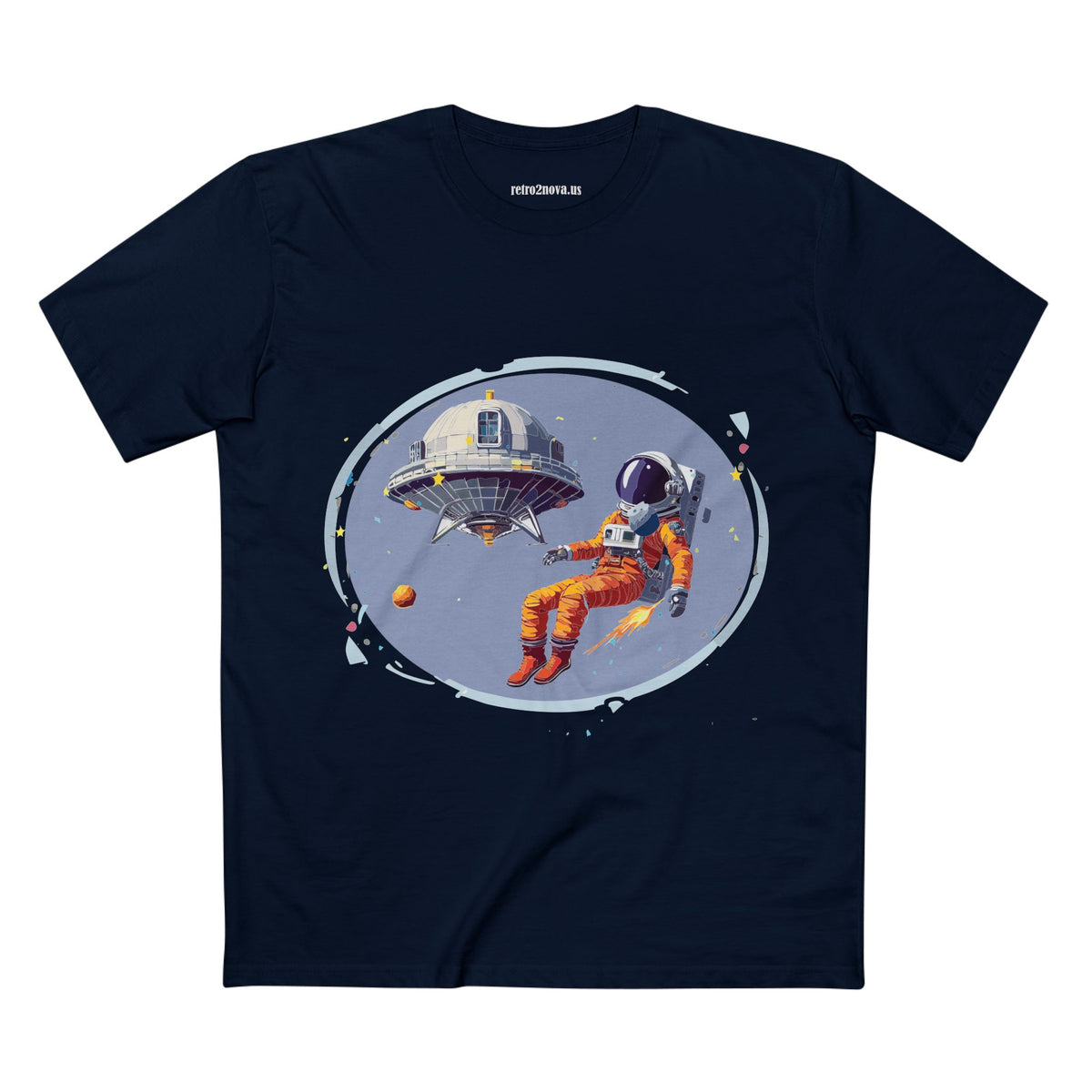 Cosmos Astronaut Graphic Tee Staple Unisex 100 Cotton Tee Shirt - CS-12