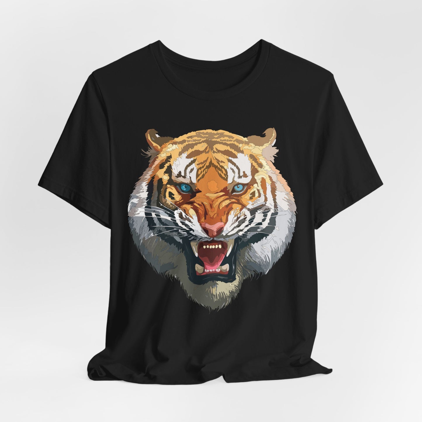 Tiger Shirt, Animal Shirt, T-Shirt with Tiger, Art Design Tee, Wild Animals Tees, Safari T-Shirt, Graphic Design Tee 15