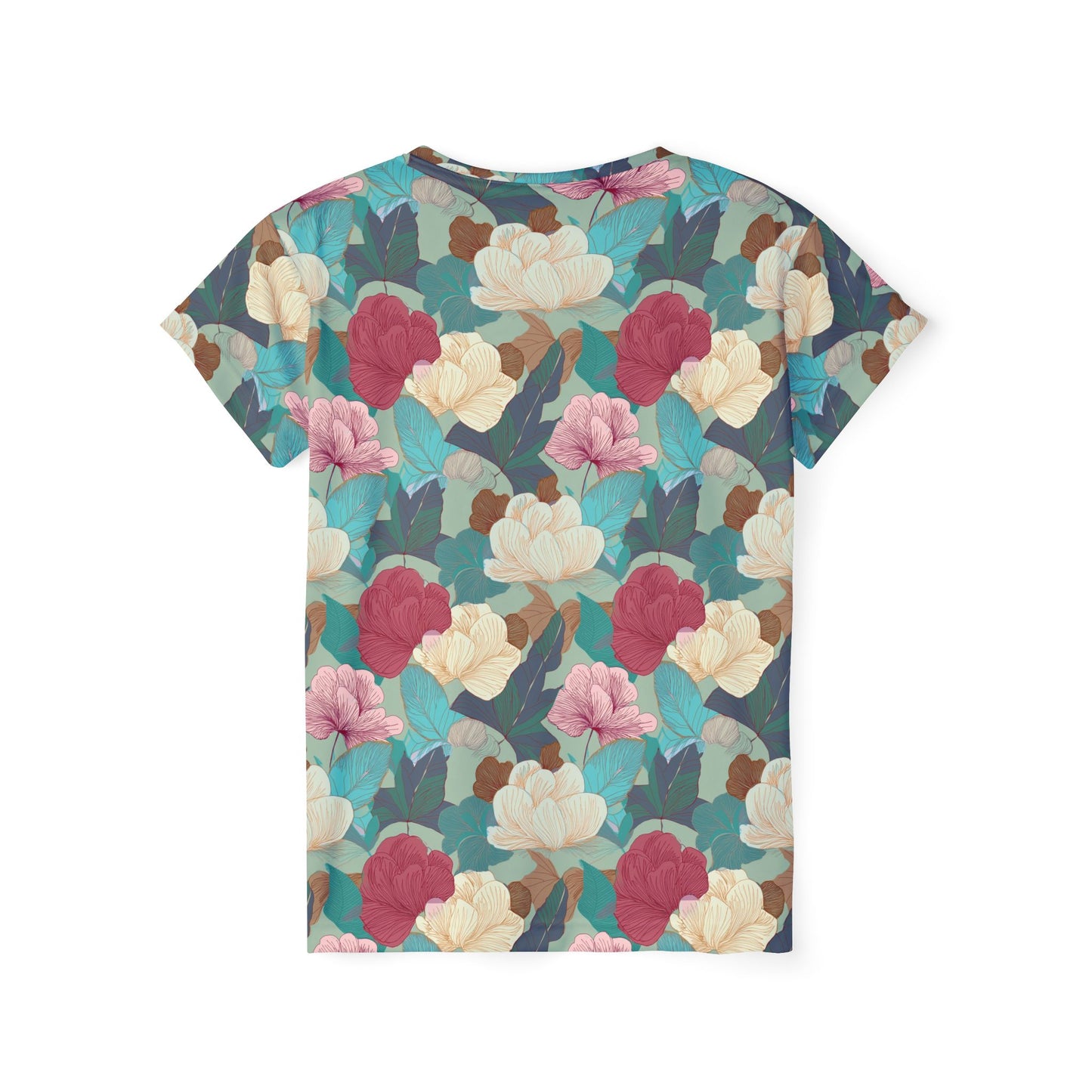Floral Print Shirt, Shirt with Flowers