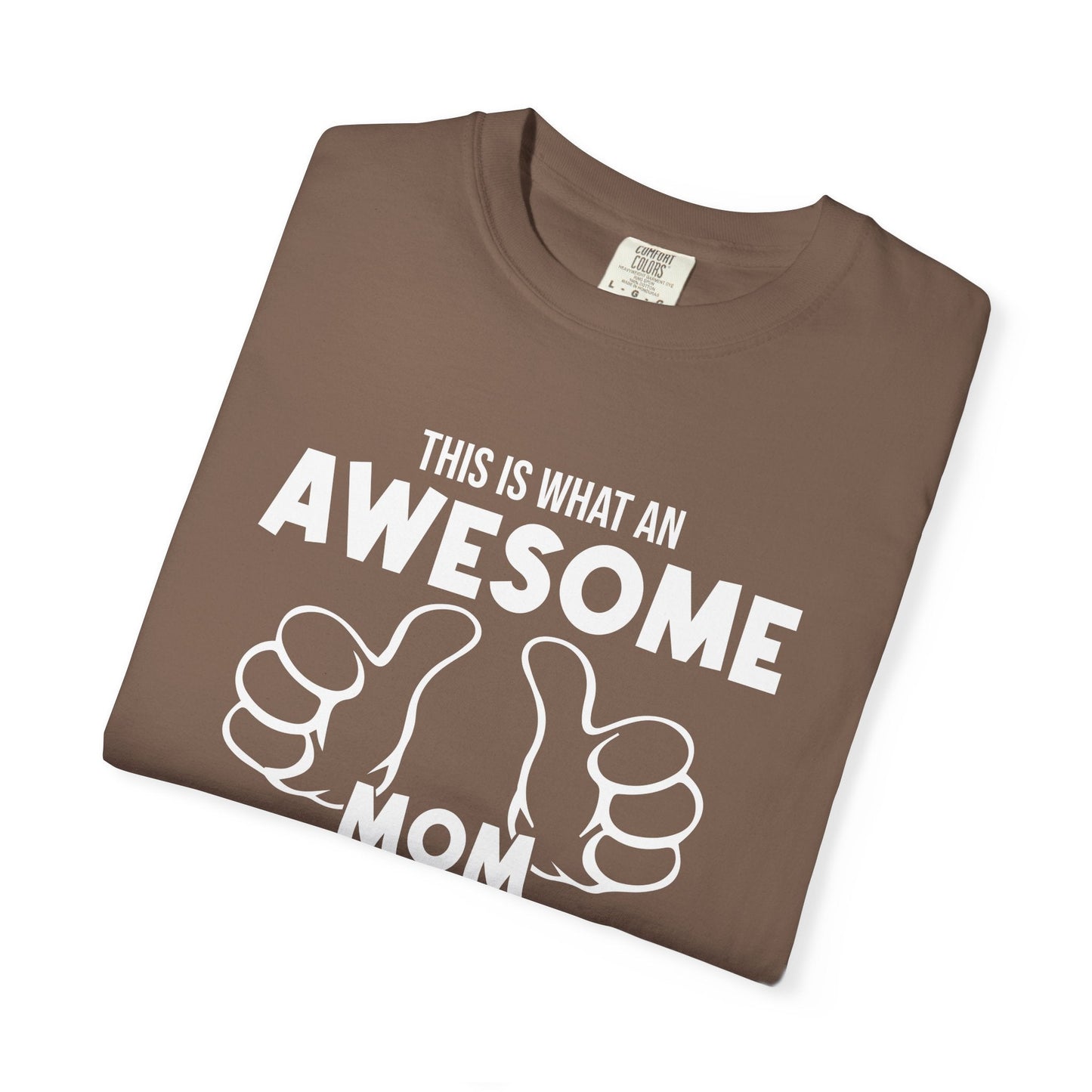 Mom T-shirt Mother's Day Mama Tee Unisex Comfort Colors Garment-Dyed Cotton h25