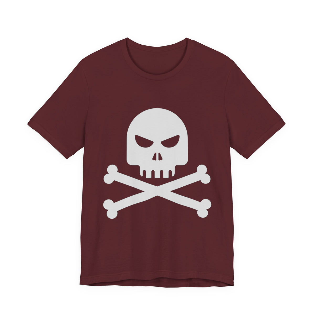 Camiseta unisex de algodón con calavera