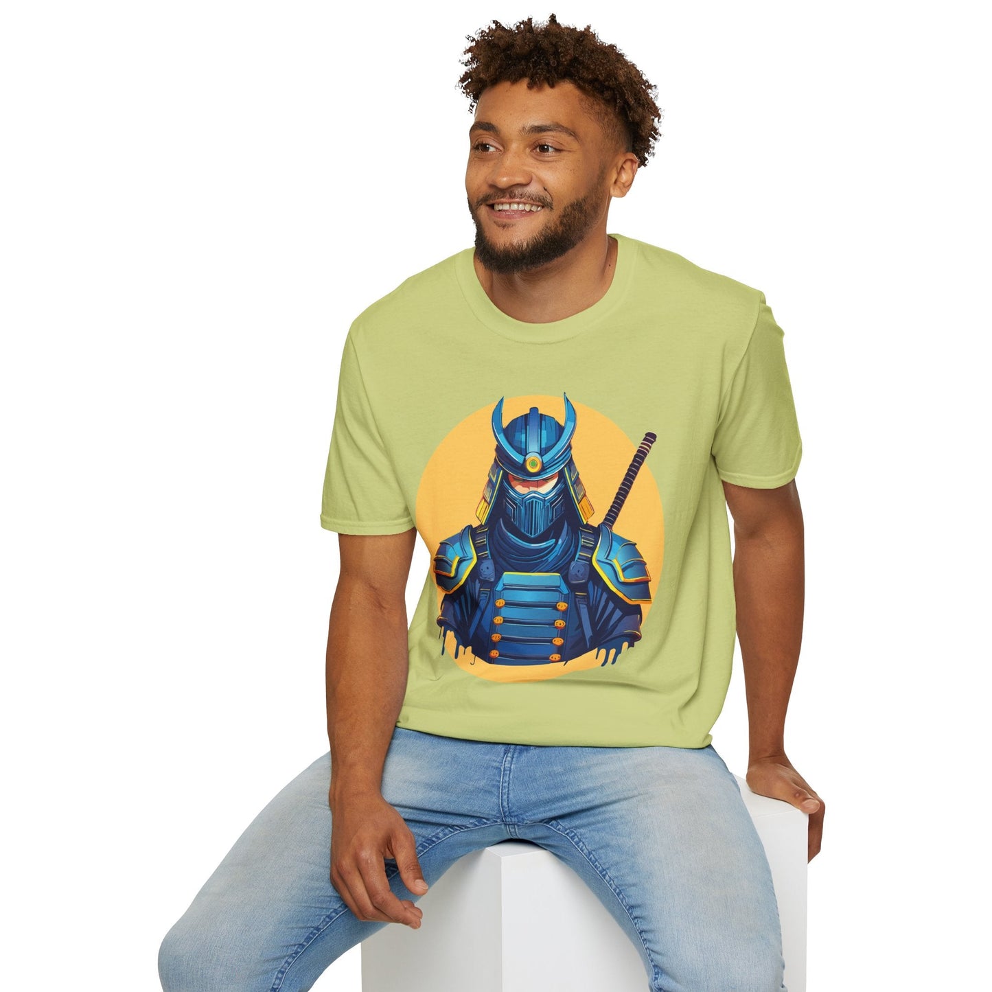 Samurai Shirt Unisex Softstyle T Shirt 100 Percent Ring Spun Cotton Tee For Everyday Comfort