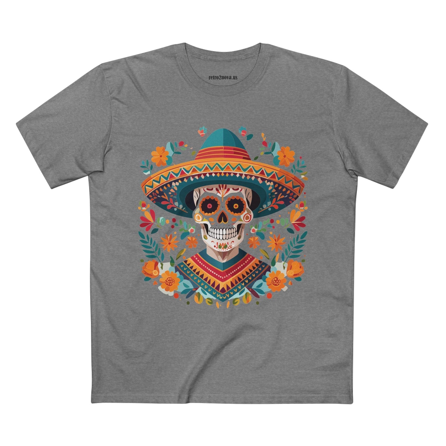 Skull Shirt Skeleton Tee Unisex Premium Cotton Art Design SS 40 Retro2Nova Collection