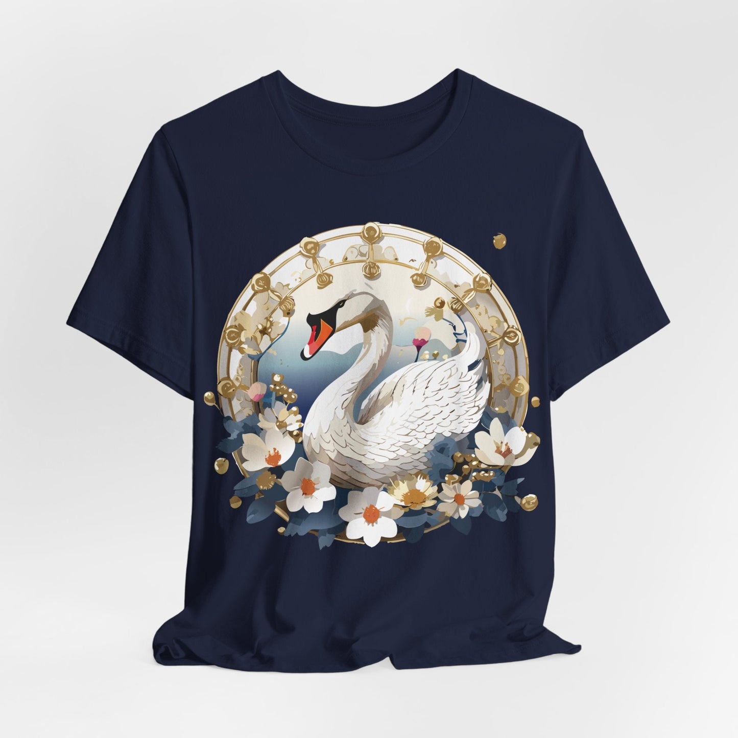 Medallion Graphic Unisex 100 Cotton Vintage Animal Medal Artwork Tee 44
