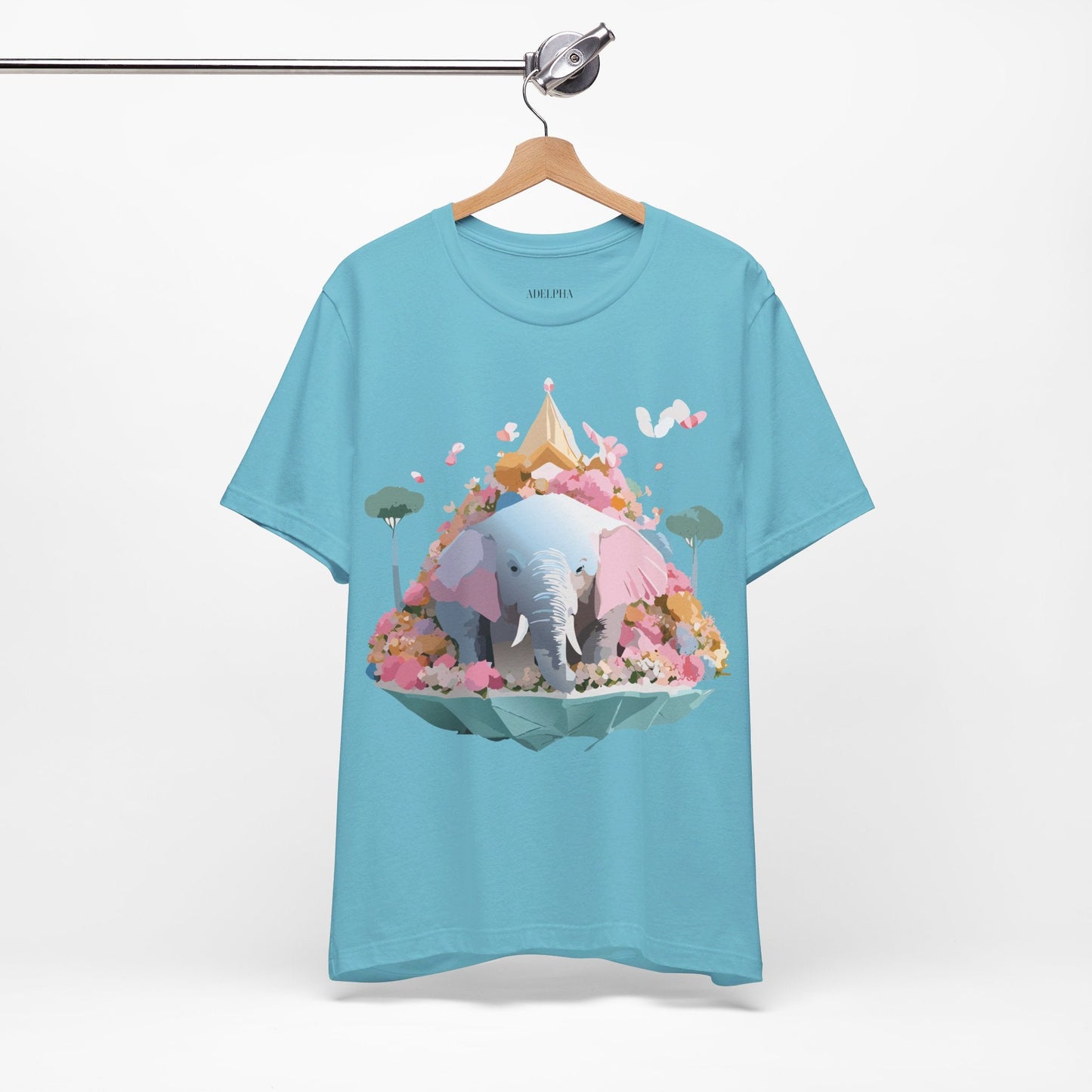 Elephant Graphic Unisex 100 Cotton Jersey Vintage Art Design Tee 19