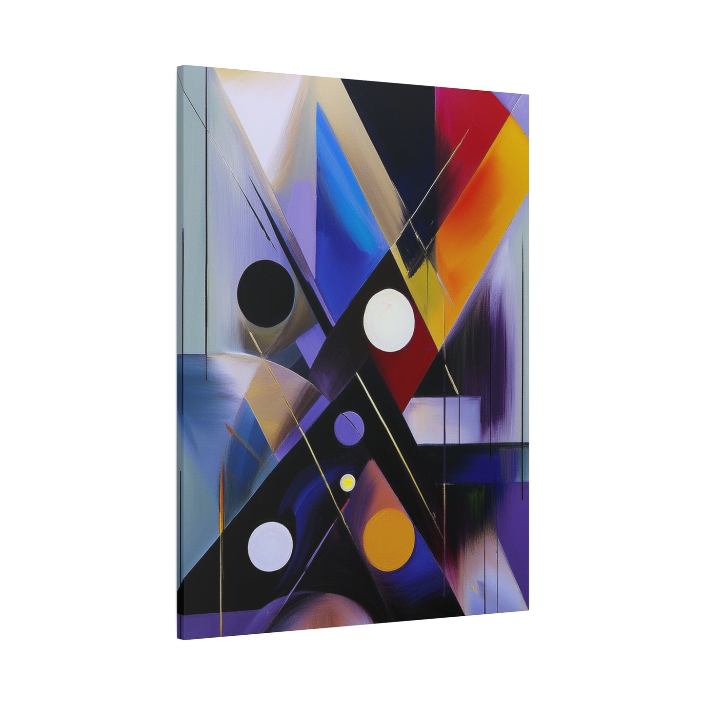 Colors Abstract Painting Print Canvas 20x24,20x30,24x30, 24x32,24x36,30x40, 32x48,36x48,40x60 Pine-Wood Inner Frame ABS-35
