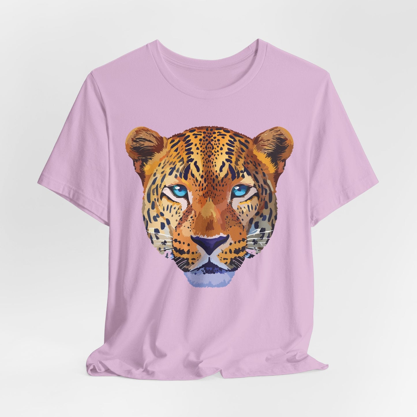 Unisex Animal Print Tee Shirt With Art Design Wild Animals Graphic Tee For Everyday Wear