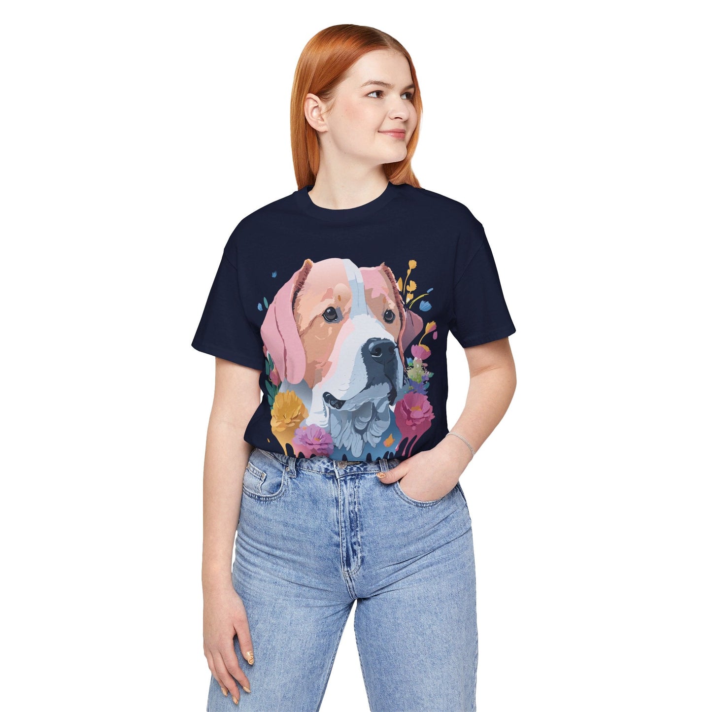 Dog Graphic Unisex 100 Cotton T-Shirt 9