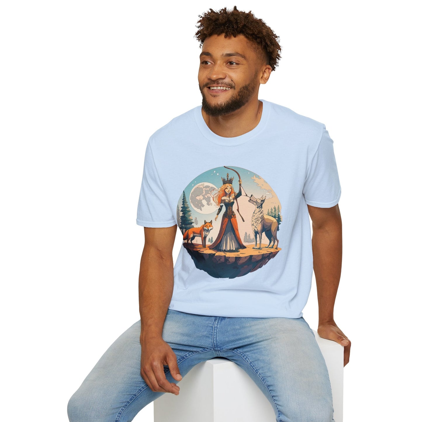 Womens Graphic T Shirts Art Design Shirt Softstyle Gildan 64000 Unisex Tee Ring Spun Cotton