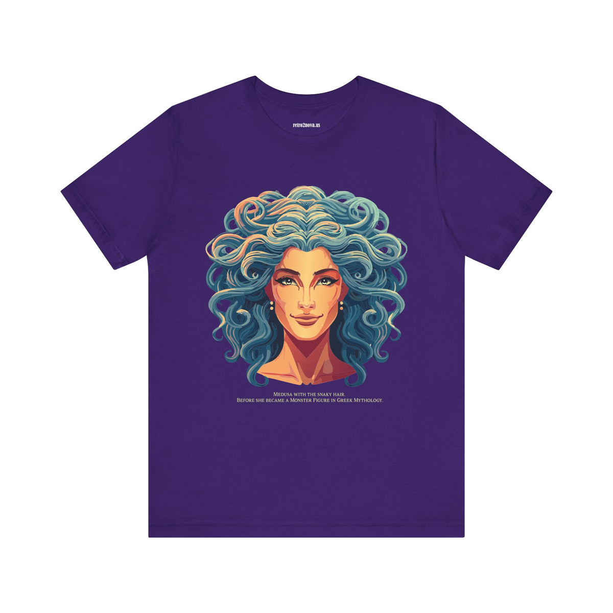 Goddess Graphic Unisex Cotton Bella+Canvas Tee with Medusa
