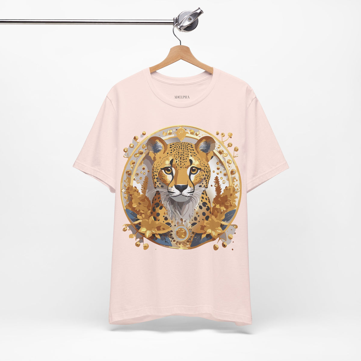 Medallion Graphic Unisex Cotton Bella+Canvas Tee with Art Design d55