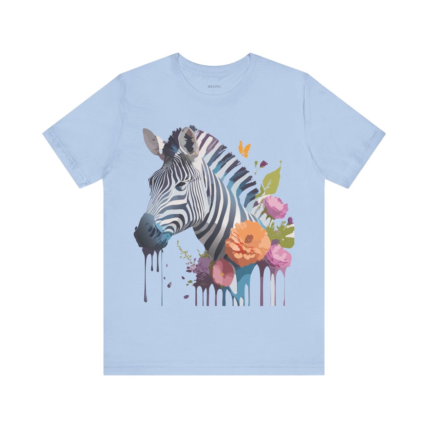 Adelpha Zebra Graphic Tee Unisex Short Sleeve Shirt Vintage Inspired Artwork Limited Edition