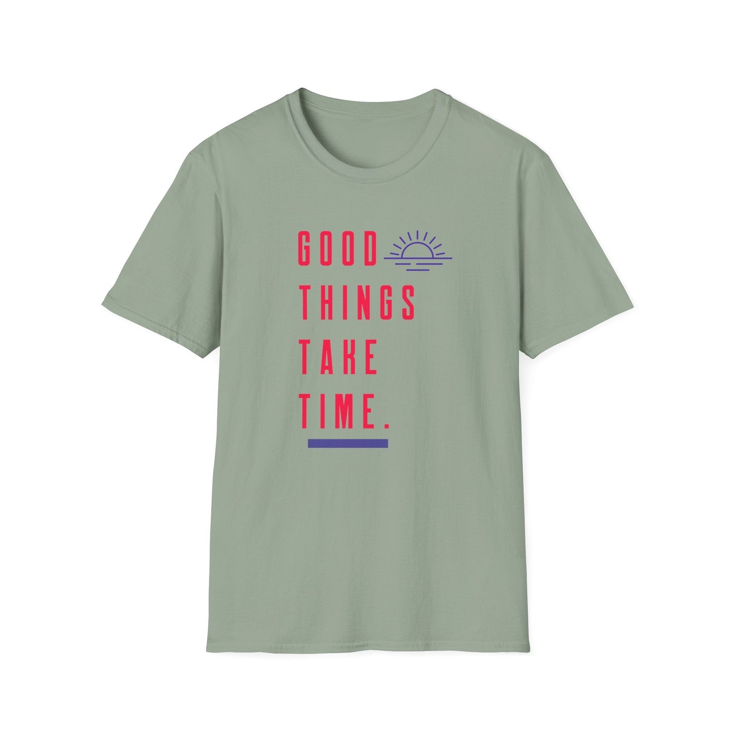 Positive Slogan T Shirt Unisex Gildan Softstyle 64000 Ring Spun Cotton Tee With Positive Words